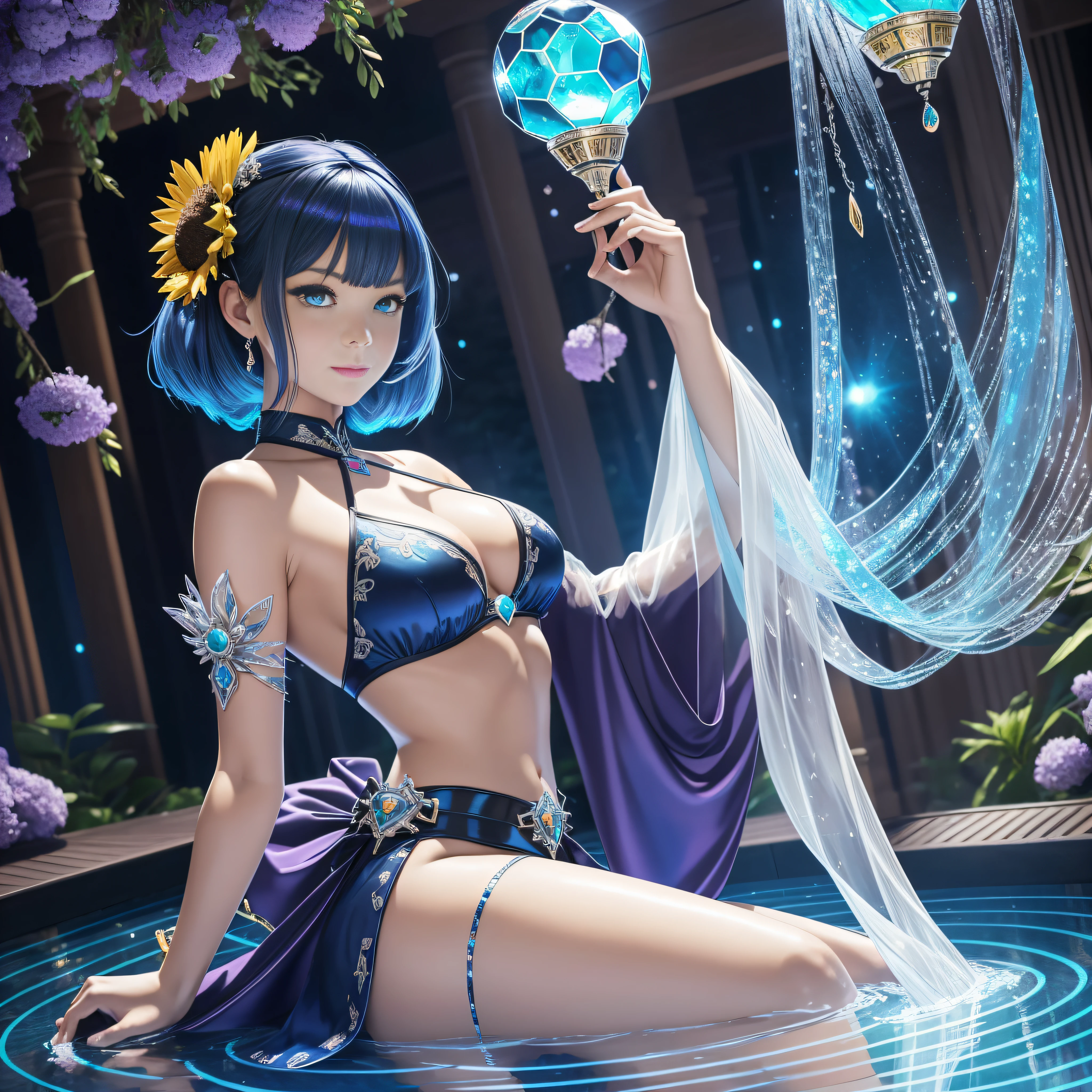 meticulously intricate Pro-photorealism angle below-close 3 wet Japanese clothing kimono sideboob obi sunflower hairstyle short interior Agathe ornament keys discreet diamand yellow-saffron delicate faces expressive cheekbones effects glowing pompette turquoise great ultra-beautiful eyes lazuli opal open mouth teeth smile (detailed high skin: 1.3) suave athlete:1.3 attractive jacket:1.3 open shoulders:off lace:1.3 white shirt:1.1 open clavicle sleeves:1.3 papillotes: 1.3 white silk (ratio four fingers and one inch) satin large pointed breasts drooping:1.3 pointed spread covered corsait:1.3 strange felts seams "Ghibli Studio" navel skirt:1.3 wide fringe swinging spinel belt1:4 thick chastity padlock soli pubic leathers:1.3 visible pubic hair1:3 covered thighs covered garters:1.3 legs boots:1.3 solid voluminous black furs abundant lights illuminations luminescences depths reflections optimal resolutions maximum ultra precise perfections Lightnings contrasts global illuminations cgi vfx sfx reflex ultra details Octane made extreme enhanced graduated UHD XT3 16K DSLR HDR UnrealEngine5 romm rgb pbr 3dcg fxaa blu-ray colors-coded backlighting anti-aliasing fkaa txaa rtx ssao opengl-shaders glsl-shaders post-processing post-production cell-shading tone-mapping obscure Crystalline DoF robot female "Heavy Metal" dark navy metallic familiar Pole-Dancing Magic water drop of water fountains Drink beer wheels slide "Buck-Beer" transparent mirror scepter summons snake-fractal ruby occult earth (Magic Disco=Ball fullbodye Earth blooms:1.3 graduated heart hearth earth blooms:1,0.3 Tourmaline) dramatic paper lantern background outdoorsreflection Pool marbles paddling pool "Water Falls" water drop of water equirectangular 360" masterpieces (Guweiz and James Jean) tattoo CGSCOSITY (Bruce Weber model Feminin) night full moon mountain raw nsfw:1.2 varied etc.