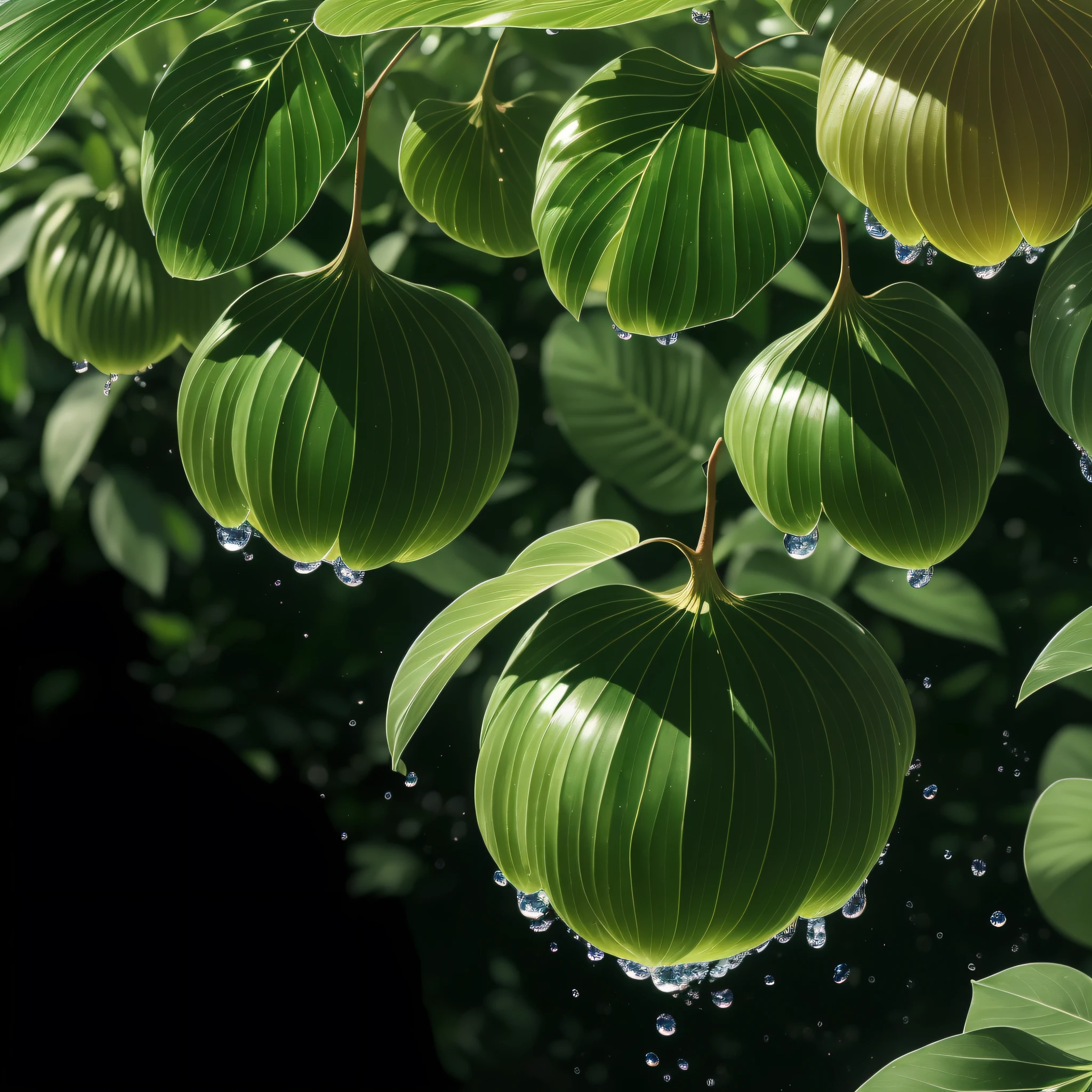 (extremely detailed CG unity 8k wallpaper,masterpiece, best quality, ultra-detailed),(best illumination, best shadow, an extremely delicate and beautiful),Jackfruit,high saturation,colorful texture,fruitful,vibrant,sparkling drops of water,depth of field,vibrant leaves and branches, Volumetric light.