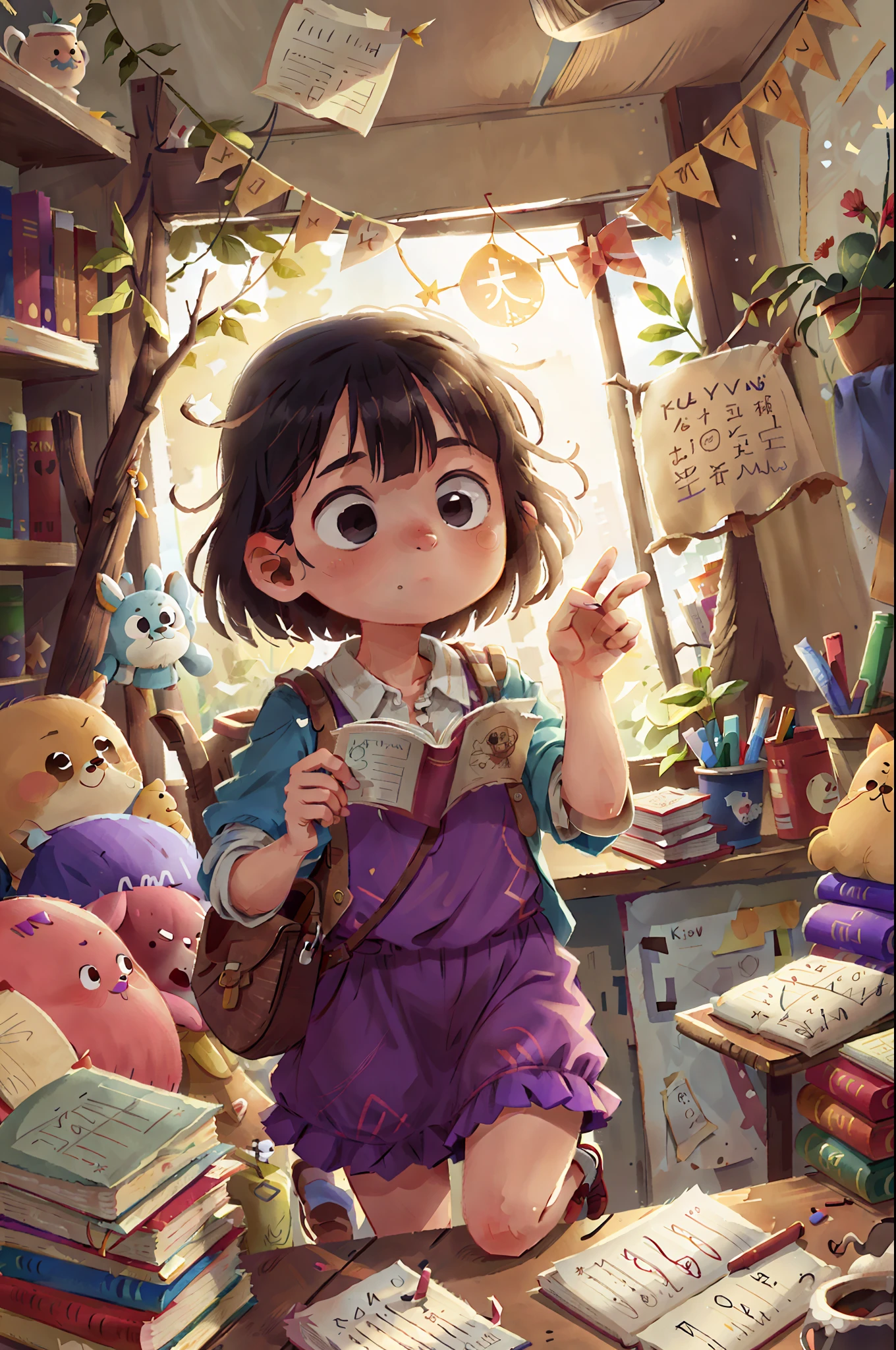 The story ends with Lila returning to the real world, but with a new love of books and a promise to return to the library soon.