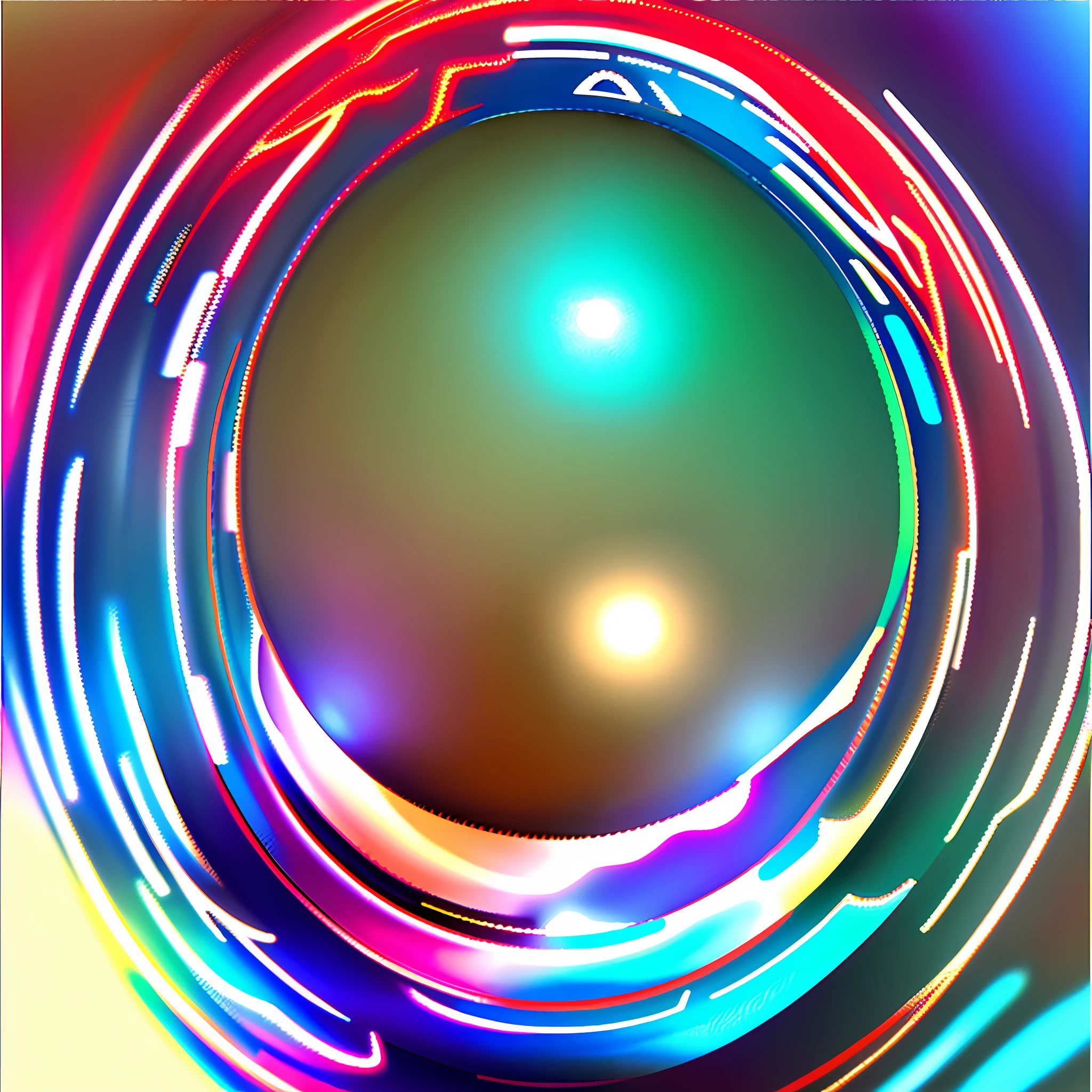 matcap, sphere, trippy, (reflections:0.6), smooth, full circle, perfect circle, globe, perfect orb, vivid colors, gradient, ocean