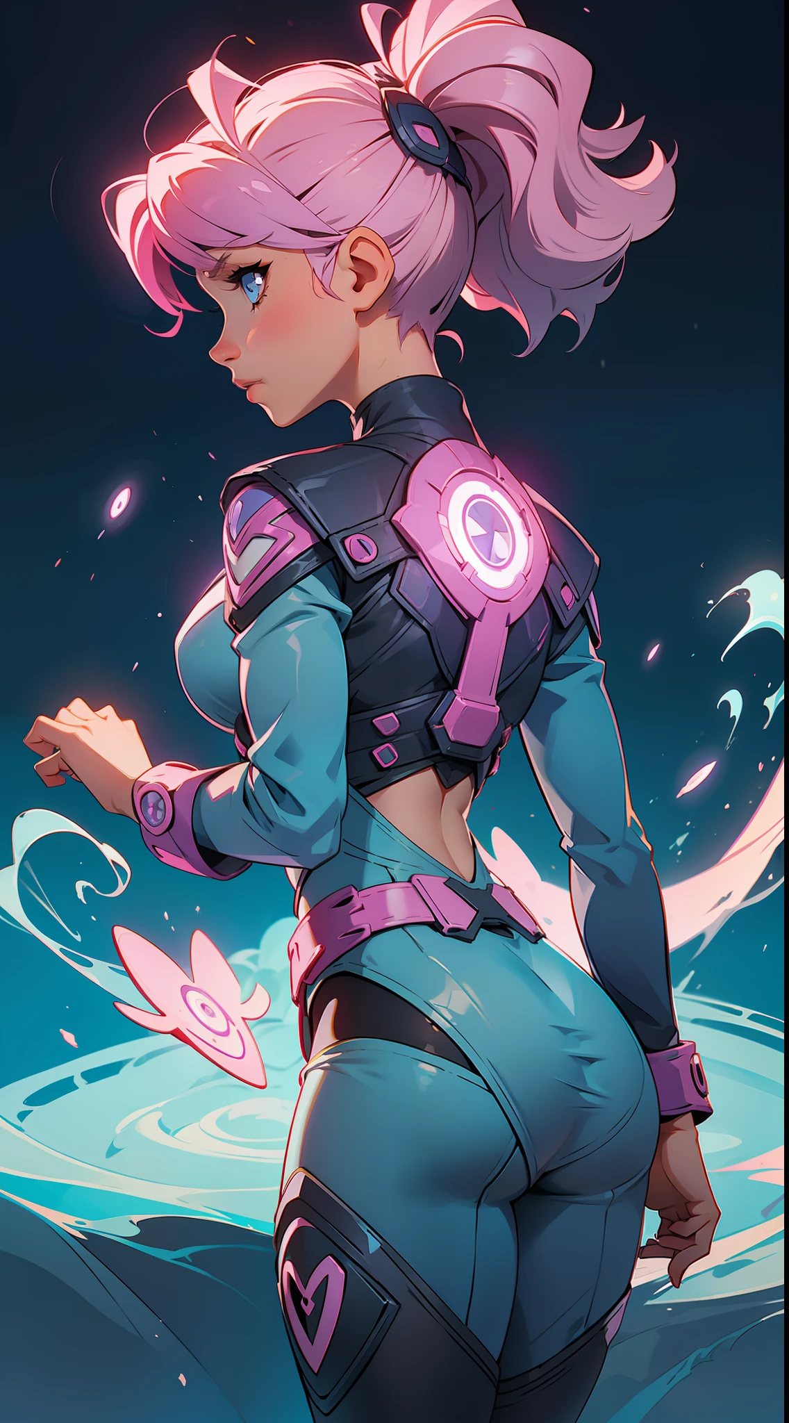 Backside, a girl with psychic powers, she uses her abilities to solve mysteries and help those in need.