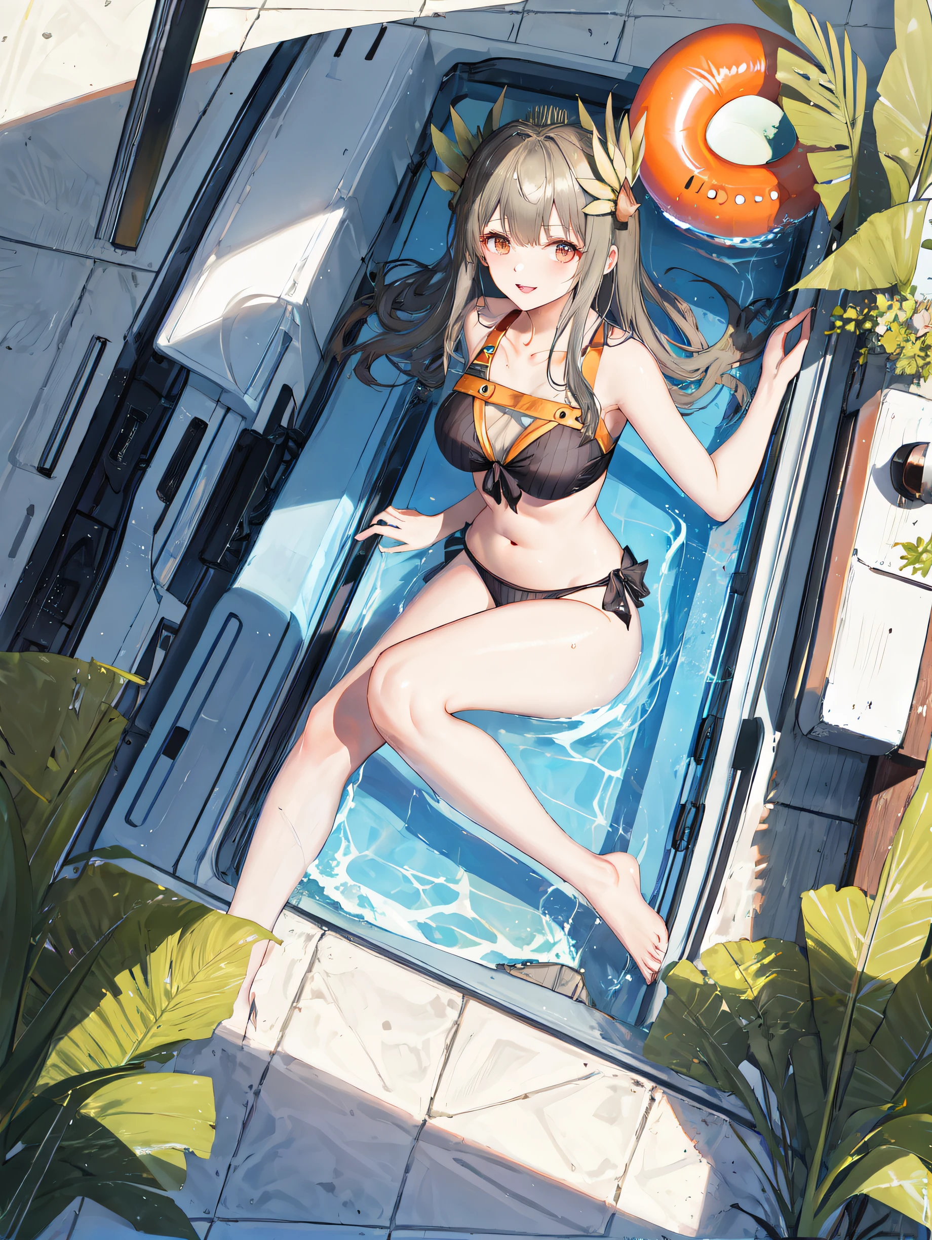 masterpiece, best quality, swimsuit,