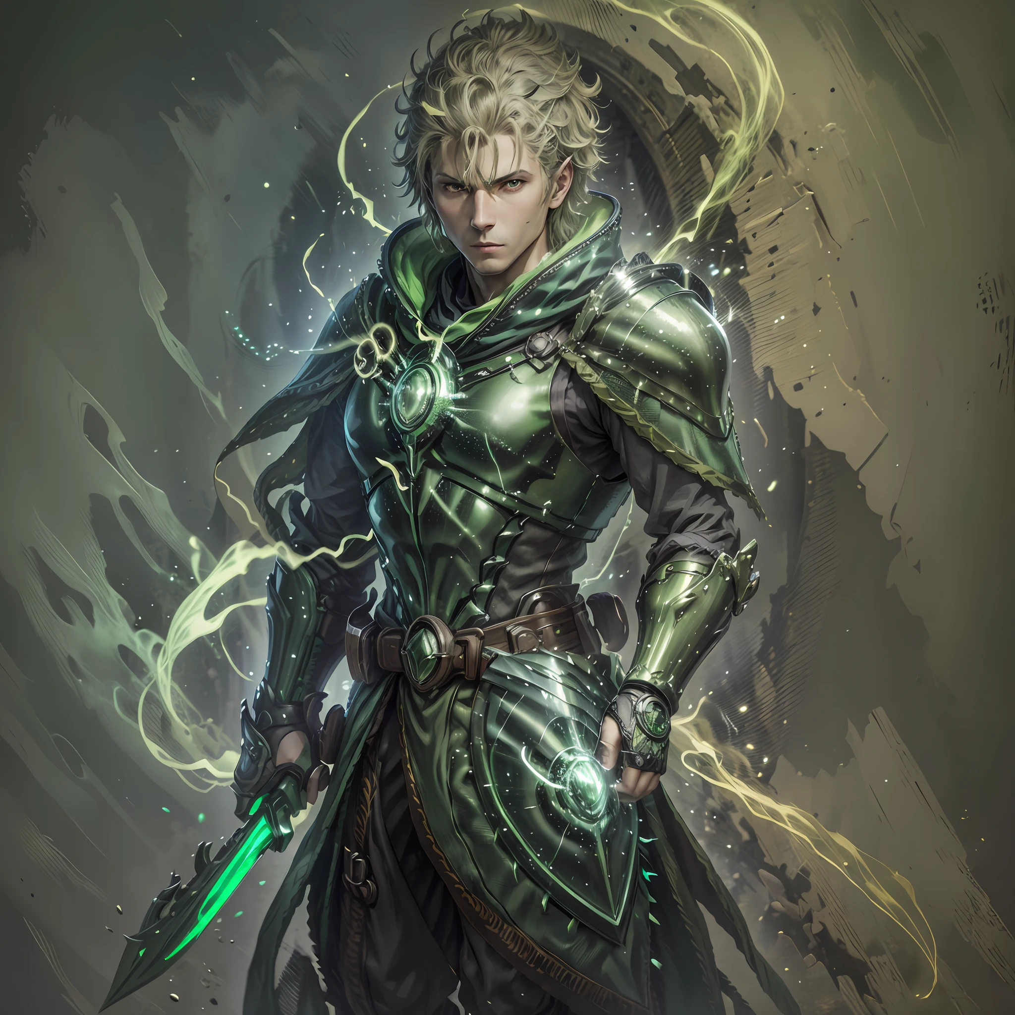 (Guy with light green magical legendary armor), [green helmet, yellow detail], soft lighting, proud pose --auto --s2