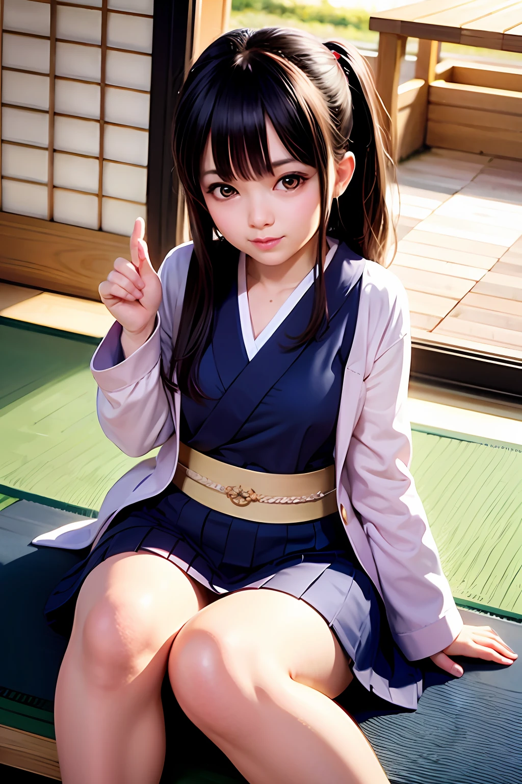 Japanese high school girl