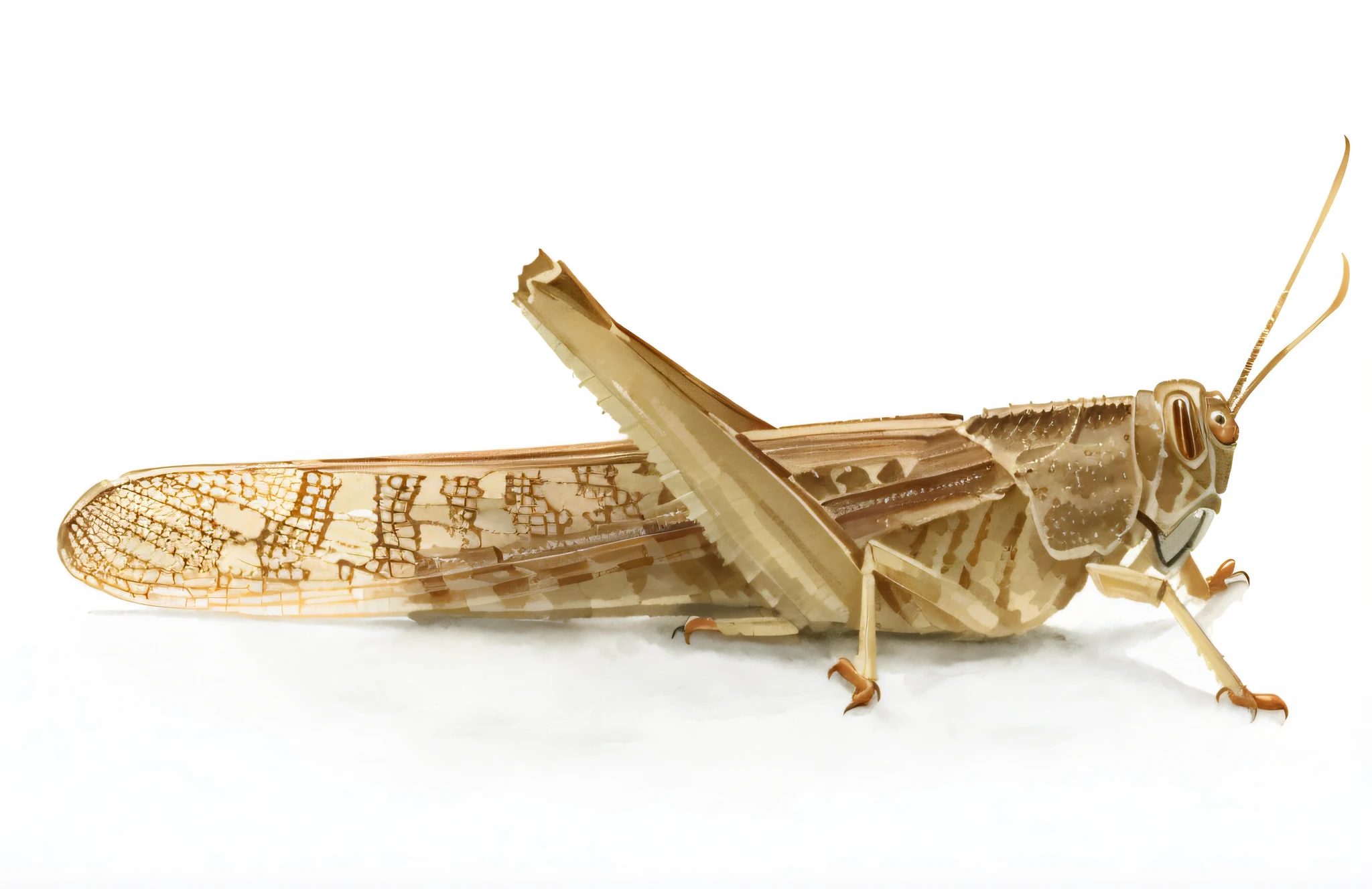watercolor, locust, watercolor style, wet in wet technique, flat illustration, highly detailed clean, vector image, masterpiece, professional, isometric, bright vector, white background, dry brush, brush stroke, drawn on canvas, by J.M.W. Turner. Expressive markers.