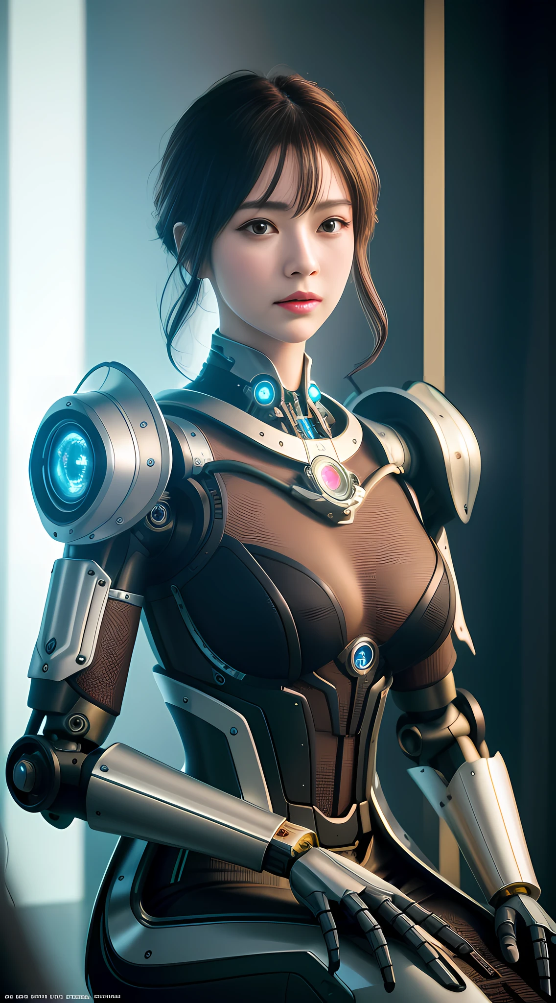 Intricate 3d rendering of highly detailed beautiful ceramic silhouette female robot face, robot, robot part, 150 mm, beautiful studio soft light, rim light, vibrant details, luxurious cyberpunk, lace, surreal, anatomy, facial muscles, cables wires, microchip, elegant, beautiful background, octane rendering, HR Giger style, 8k, best quality, masterpiece, illustration, very delicate and beautiful, very detailed, CG, unity, wallpaper , (fidelity, fidelity: 1.37), amazing, fine detail, masterpiece, best quality, official art, extremely detailed cg unity 8k wallpaper, absurd, unbelievably absurd, robot, silver helmet, full body, sitting write
