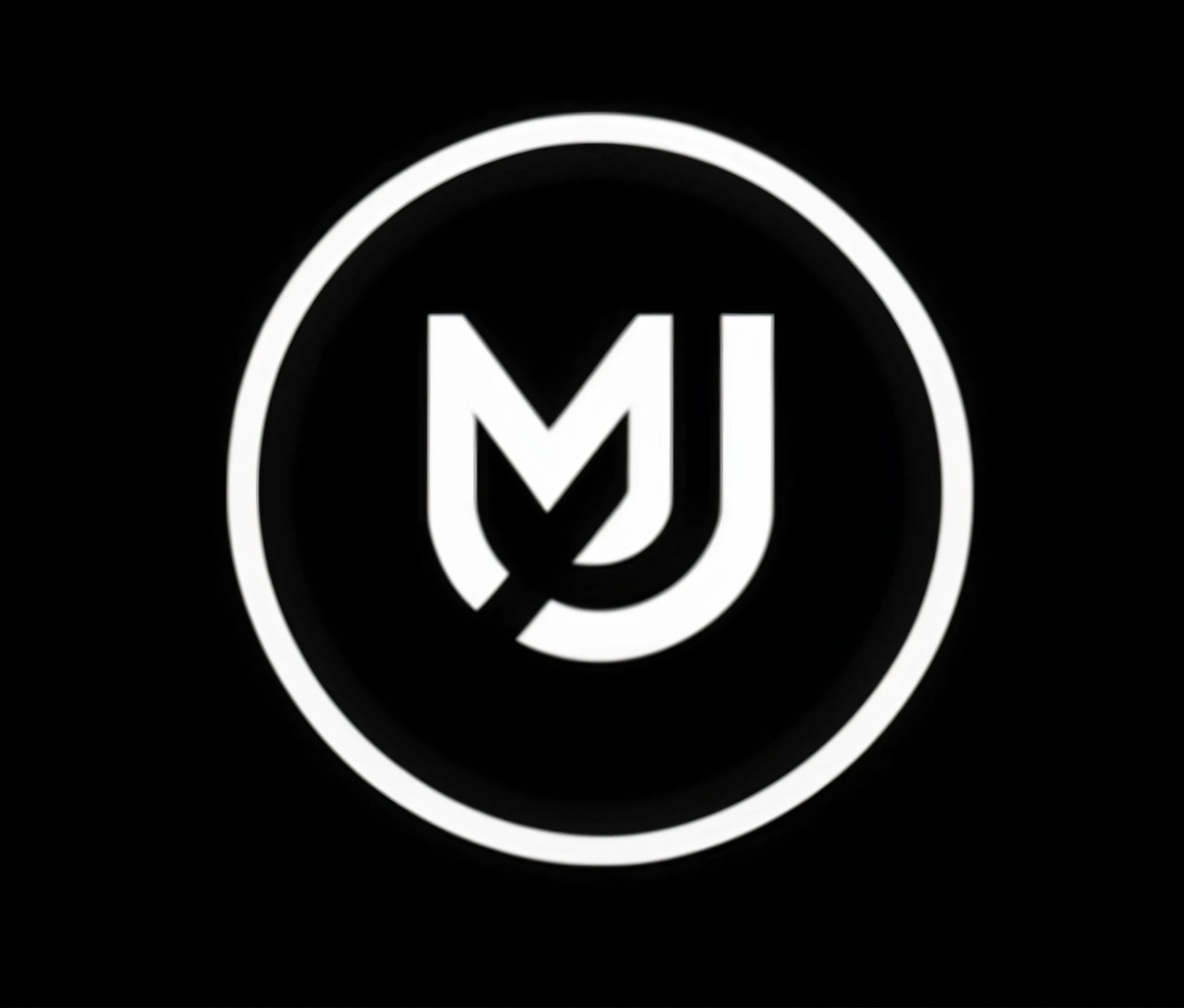 a white logo and black background with the letter m in the middle, white letters and black background, minimalist logo vector art, minimalist logo, minimalist logo without text, white logo and black background, rounded logo, vectorized logo style, abstract style logo, logo concept design, clean logo design, minimalist SVG, simple logo, Logo for a social network, modern logo --auto --s2
