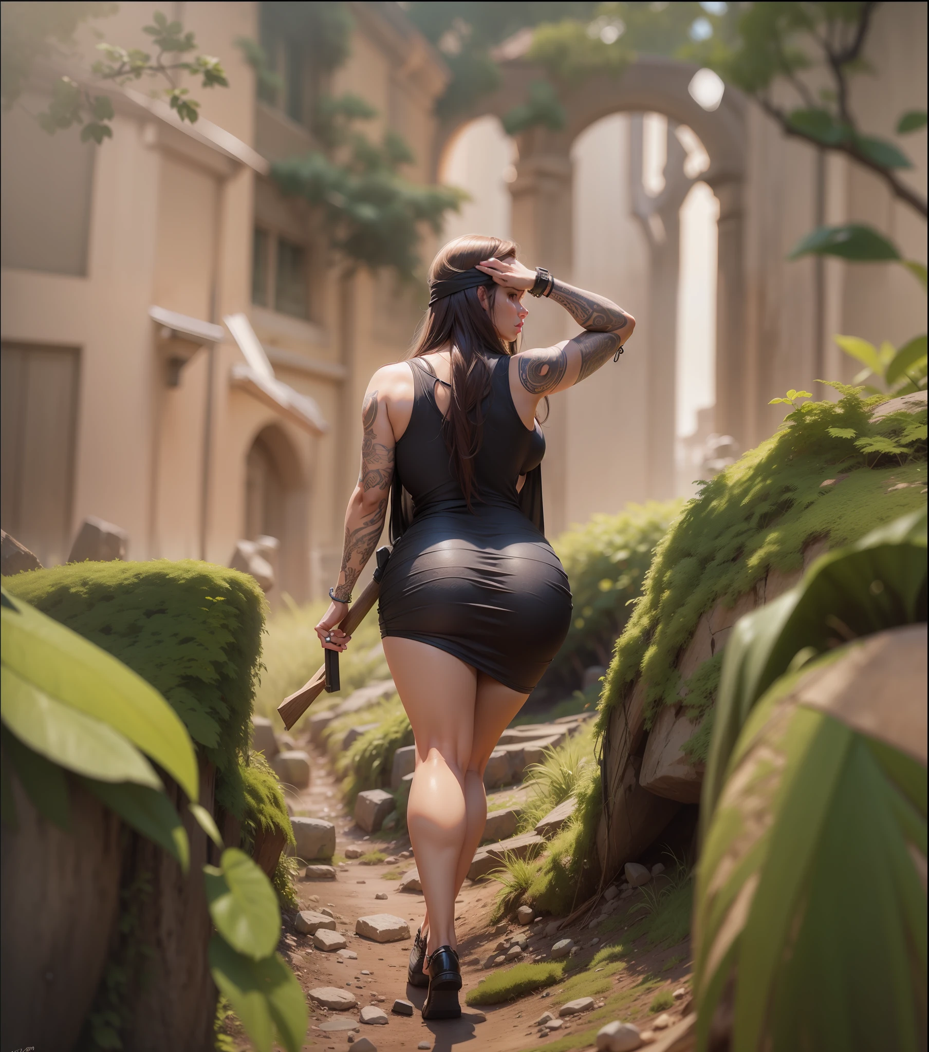 Full body portrait, full body, big butt and big breasts, very detailed cg, detailed texture, a realistic representation of the face very detailed, cinematic lighting, very detailed face features, 8k resolution, 32k, Super-Resolution, hyper-realistic, without changing the features of the face very, just as the face looks in the picture, stick as much as possible to the image-auto --s2