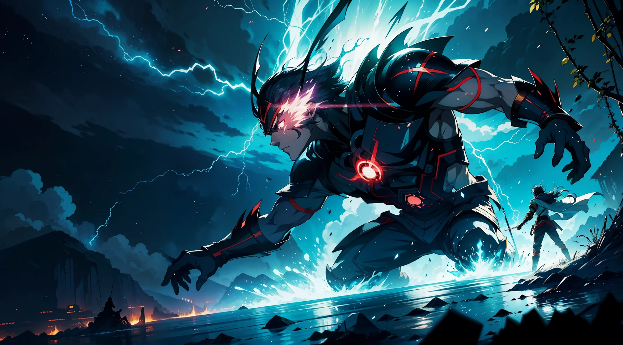 The anime begins with our protagonist, a young man with teleportation skills, discovering his power and learning to control it. He is a fearless warrior in search of adventures and challenges. The story unfolds in a fantasy world full of magical creatures and powerful beings. Throughout the plot, our hero faces powerful and dangerous enemies, but finds loyal allies who help him on his journey. Together, they face epic battles and challenges that test their skills and their courage. The anime's animation is stunning, with vibrant colors, detailed backdrops, and fluid movements. The visual effects are breathtaking, with bursts of energy, lightning and other manifestations of magical power. In the end, our hero becomes a legendary warrior, respected by all and feared by his enemies. He is the protector of his homeland, ready to fight any threat that arises. This epic anime is a thrilling adventure that keeps the viewer stuck until the end.
