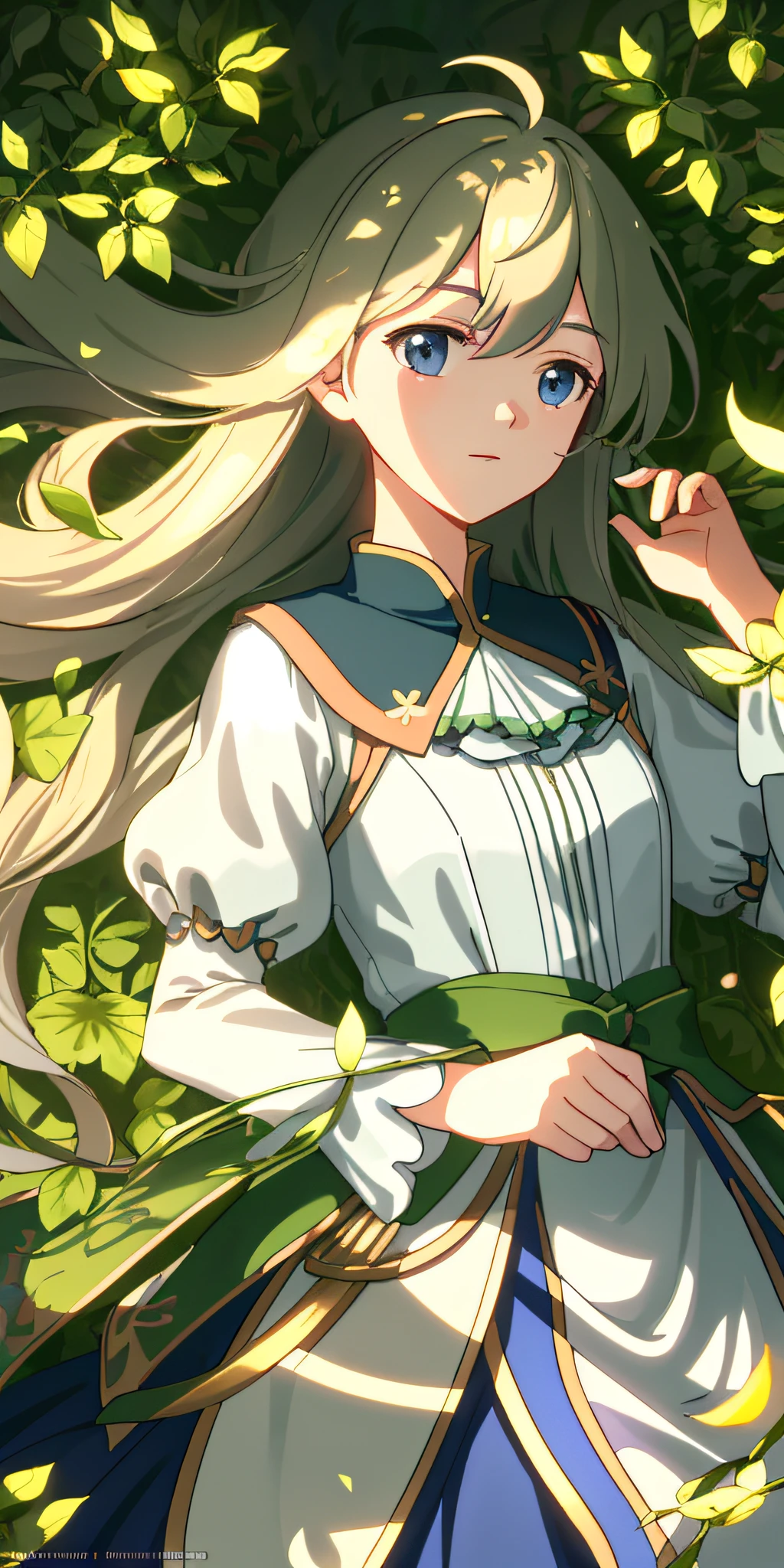 Masterpiece, best quality, (very detailed CG unity 8k wallpaper) (best quality), (best illustration), (best shadows) Nature's delicate leaves petals of various colors falling in the air light Tracking, super detailed --v6