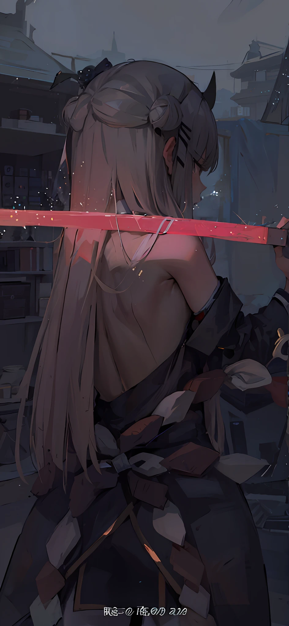 JK uniform, realistic, long hair, long legs, high, white pantyhose, masterpiece, best quality, bare shoulders, strangled thighs, fair moist skin, handsome girl, exposed breasts, exposed, charming, partial nudity