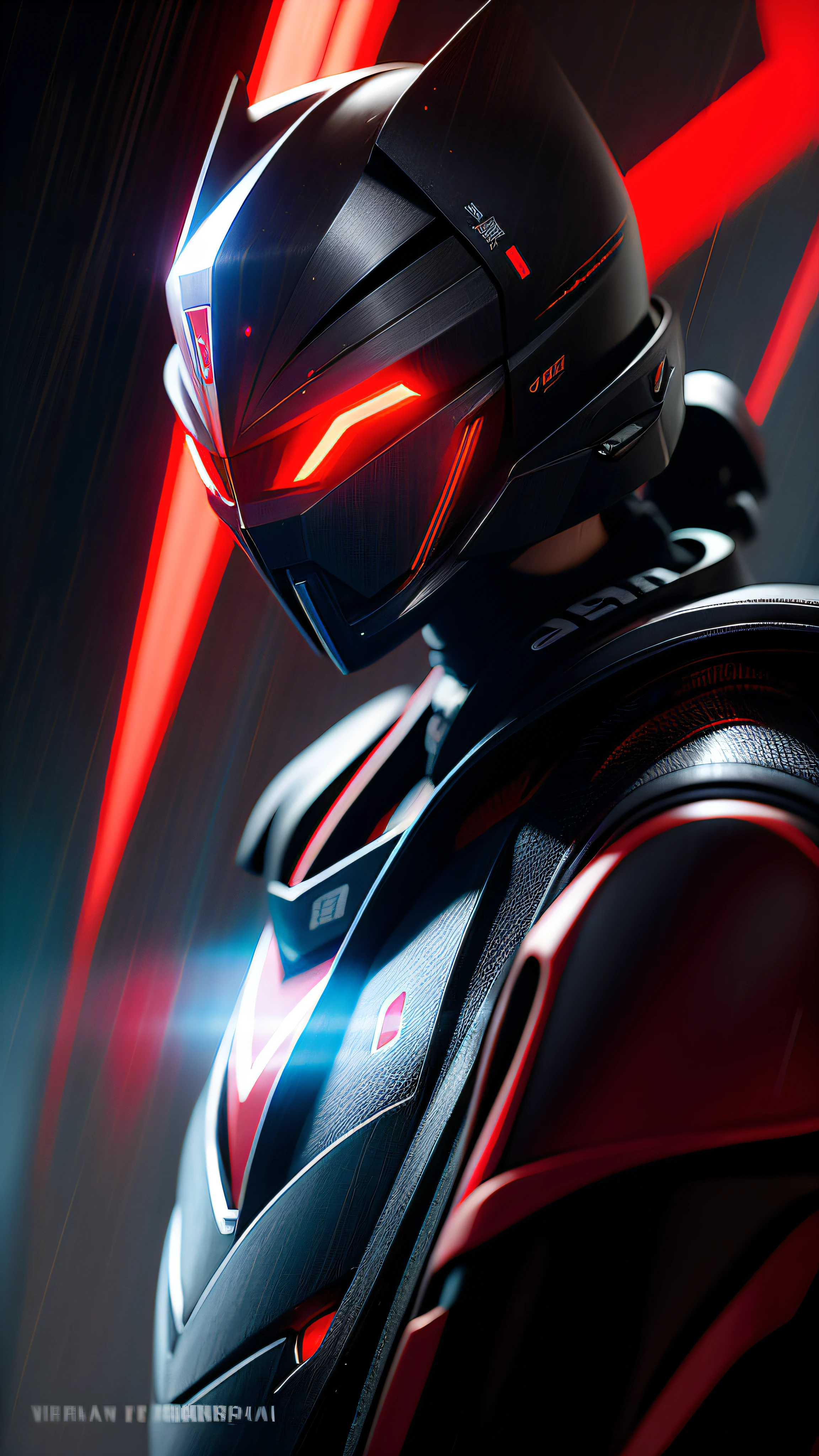 1 japanese girl, WARFRAME, intricate pattern, heavy metal, energy lines, faceless, glowing eyes, elegant, intense, blood red and black uniform, solo, modern, city, streets, dark clouds, thunderstorm, heavy rain,
dramatic lighting,
(masterpiece:1.2), best quality, high resolution,   beautiful detailed, extremely detailed, perfect lighting,