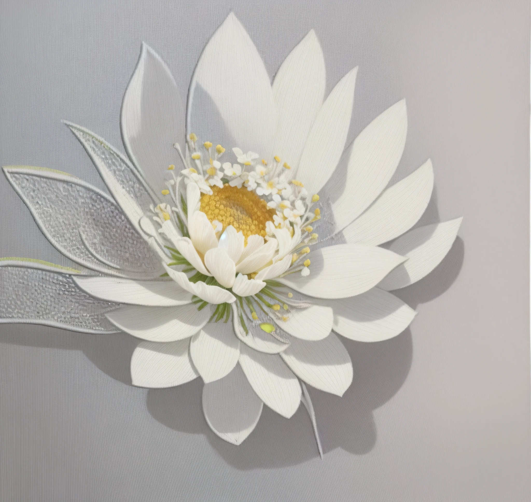 White background, line drawing flowers, line drawing, delicate petals, texture, small fresh, fashionable, light color, baroque, simple white, flat --auto --s2