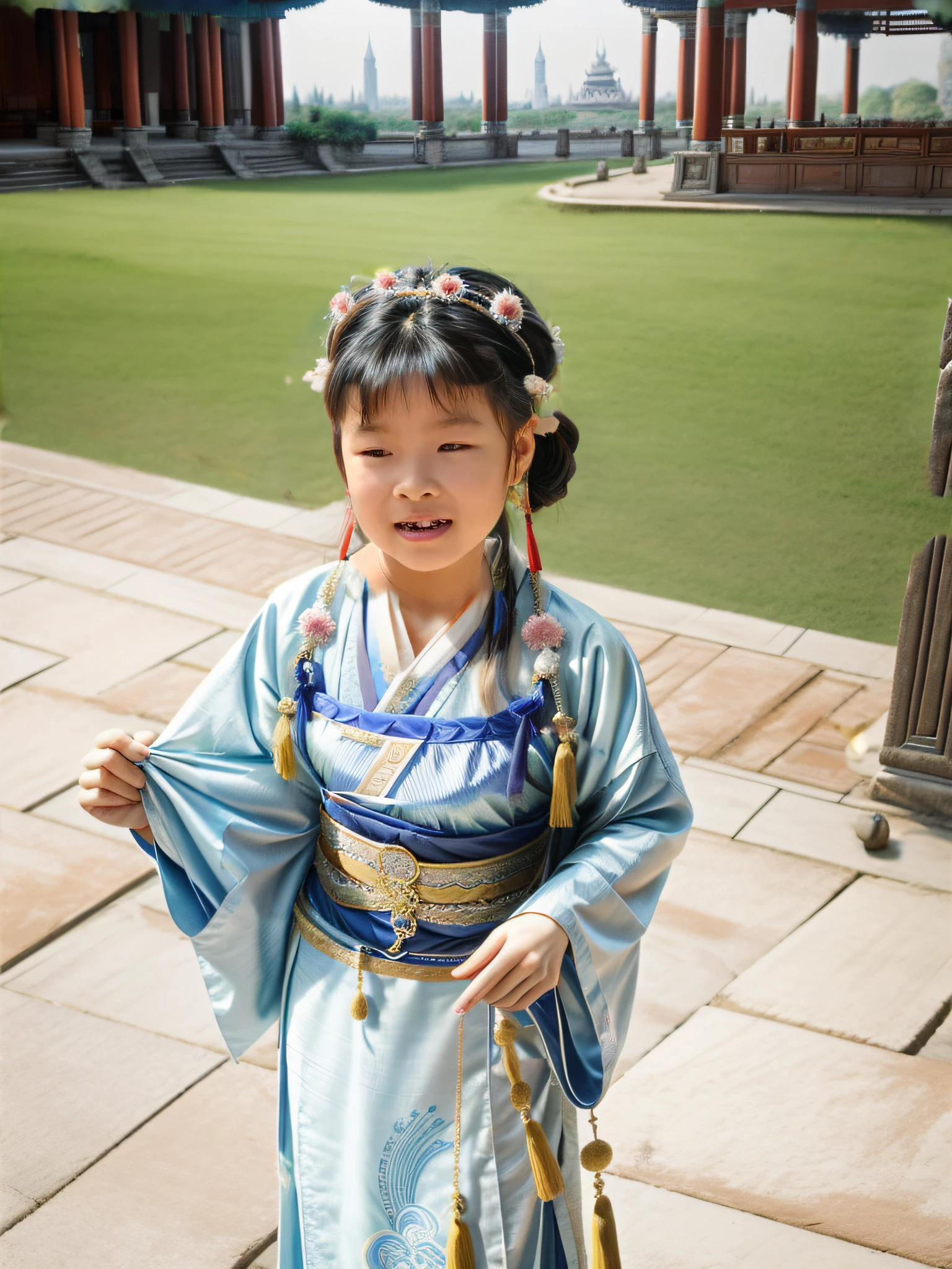 Hanfu, a beautiful Han headdress