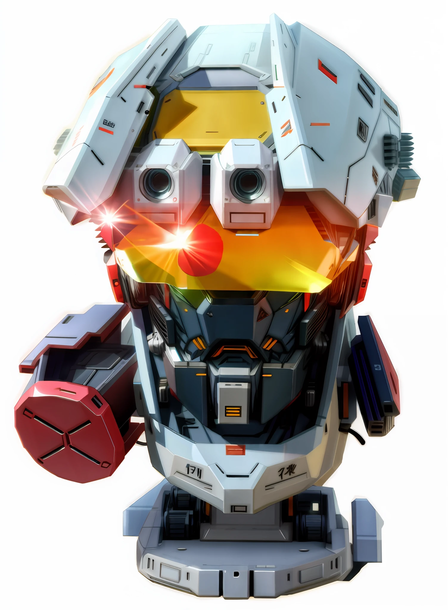 Cyberpunk style, mecha equipment