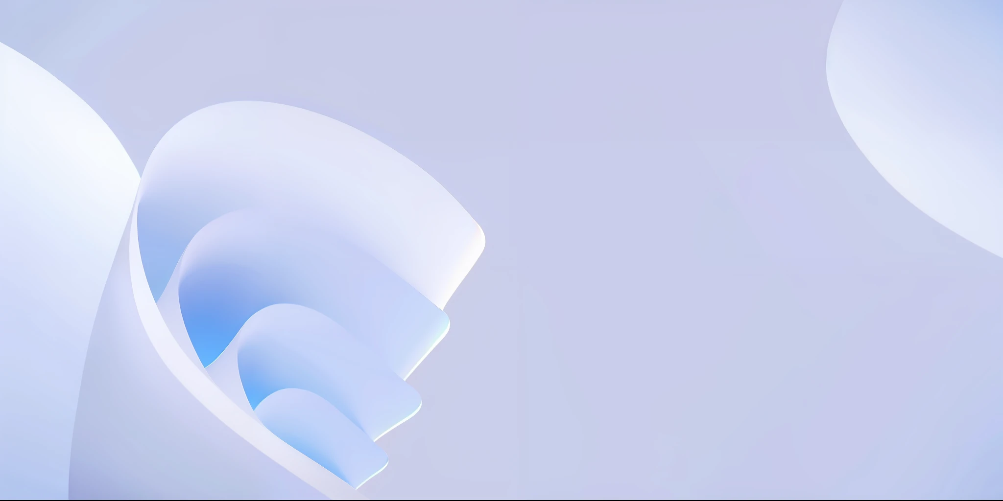 background, negative space, clear style, high-end web design illustration, beautiful creative design, minimalistic style, very colorful reflection, translucent, crystal, white iceblue navyblue violet, neon color, insane clarity and focus, detailed and simple, solid background, fulll frame, ice, -- ar 3:2
