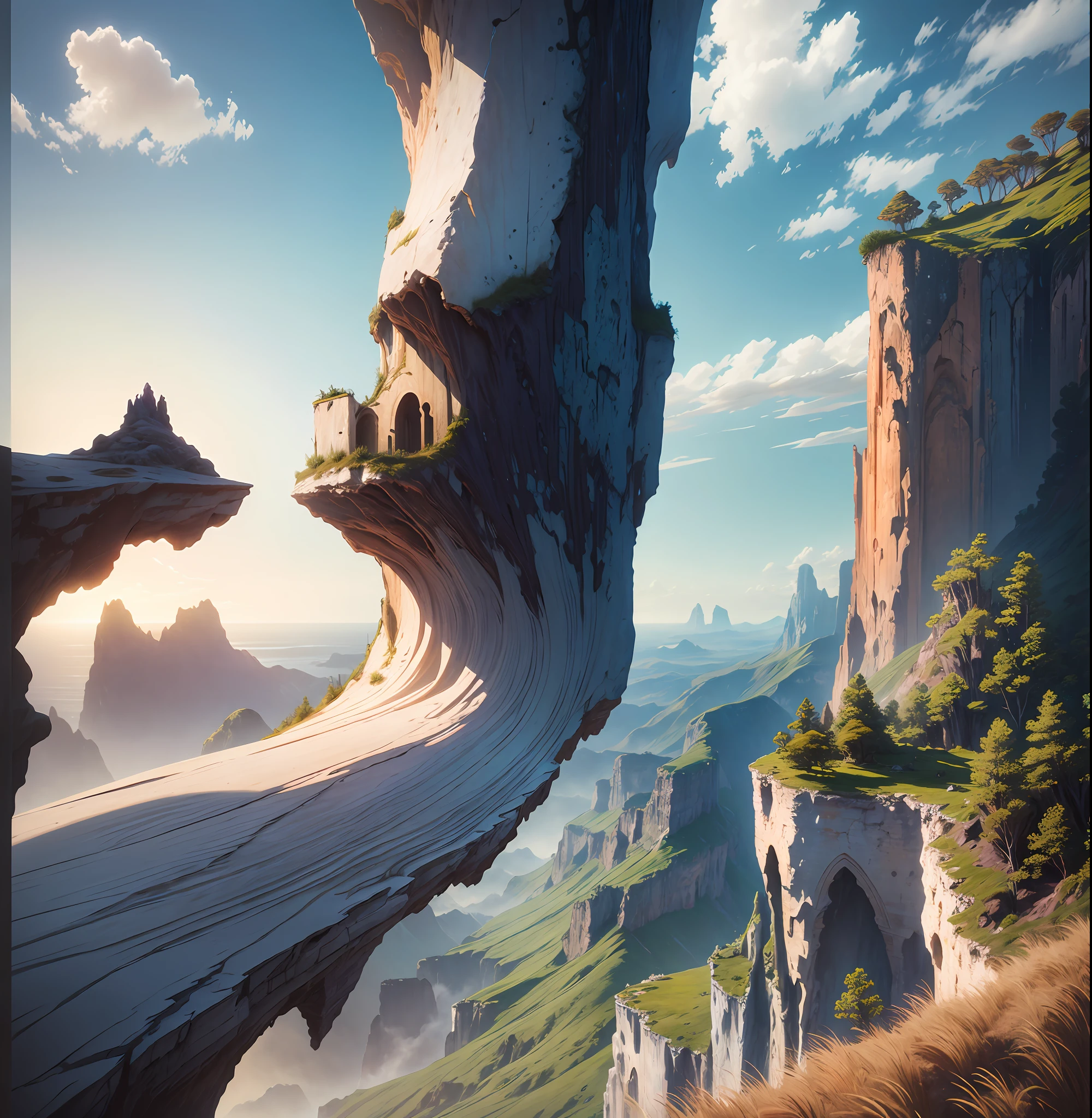 window that is in the side of a cliff, organic matte painting, surreal matte painting, mattepainting, beautiful mattepainting, extravagant matte painting, ultrarealistic matte painting, dreamy matte painting, hyperrealistic matte painting, matte-painting, exquisite matte painting, 3d matte painting, stunning matte painting, digital matte painting, photorealistic matte painting --auto --s2