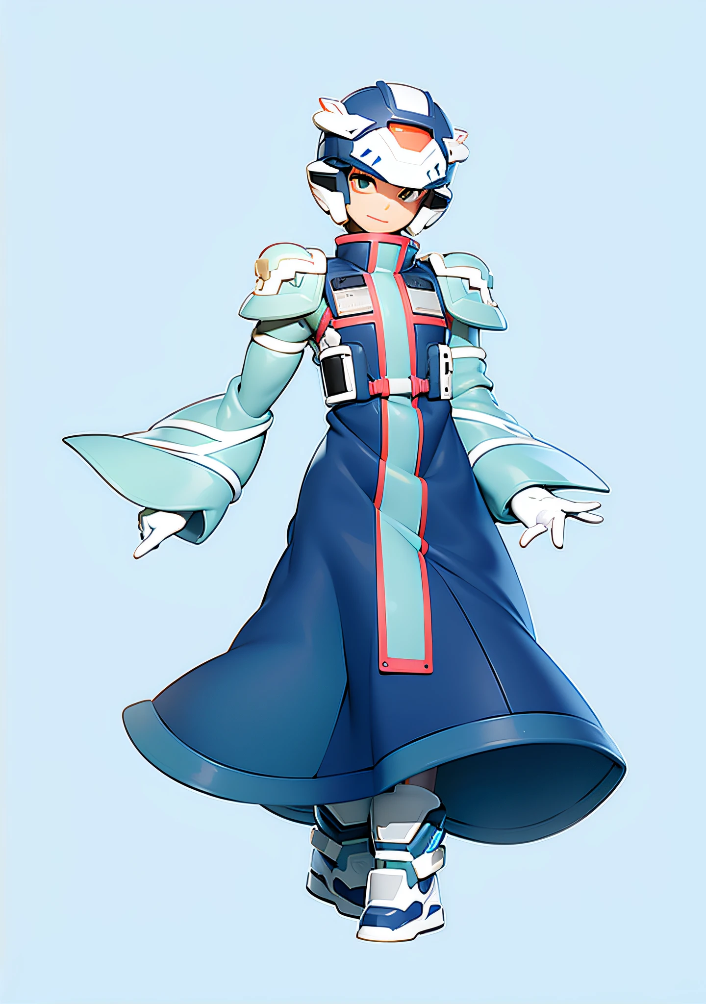 3D two-dimensional, redraw light and shadow, highlight the texture of clothes gel coat, highlight the reflective clothing gel coat, highlight the metal reflection of the helmet
