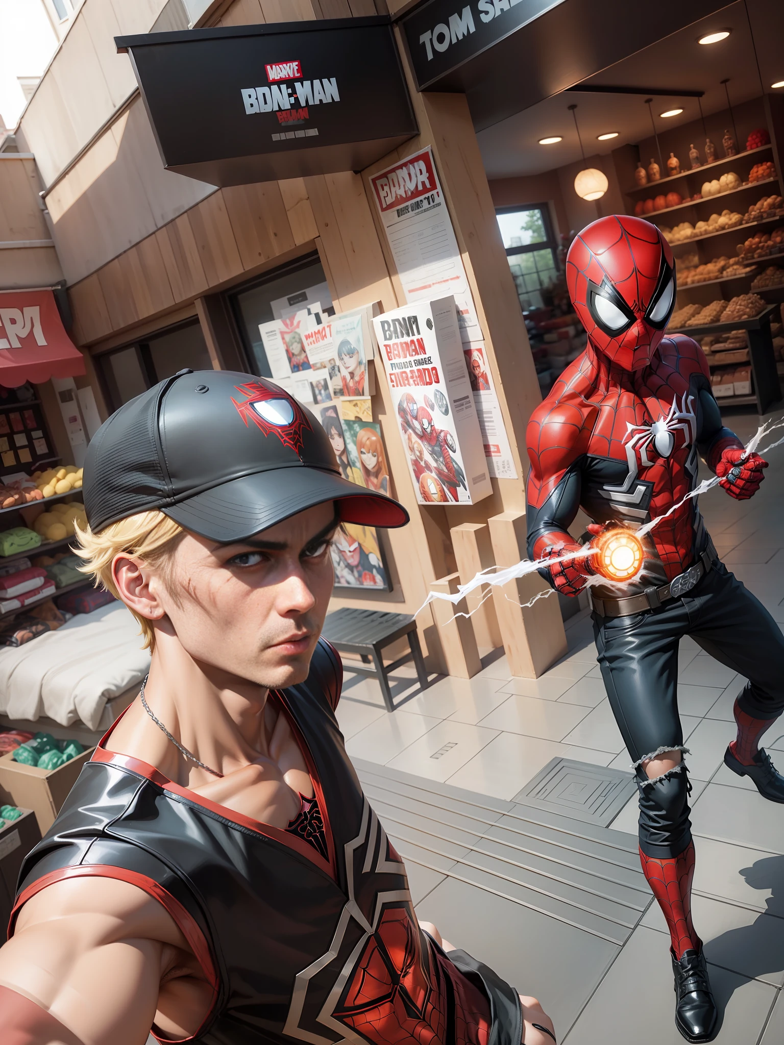 Spider-Man Iron Man Ghost Rider Ben 10 Watch Naruto Boruto karma