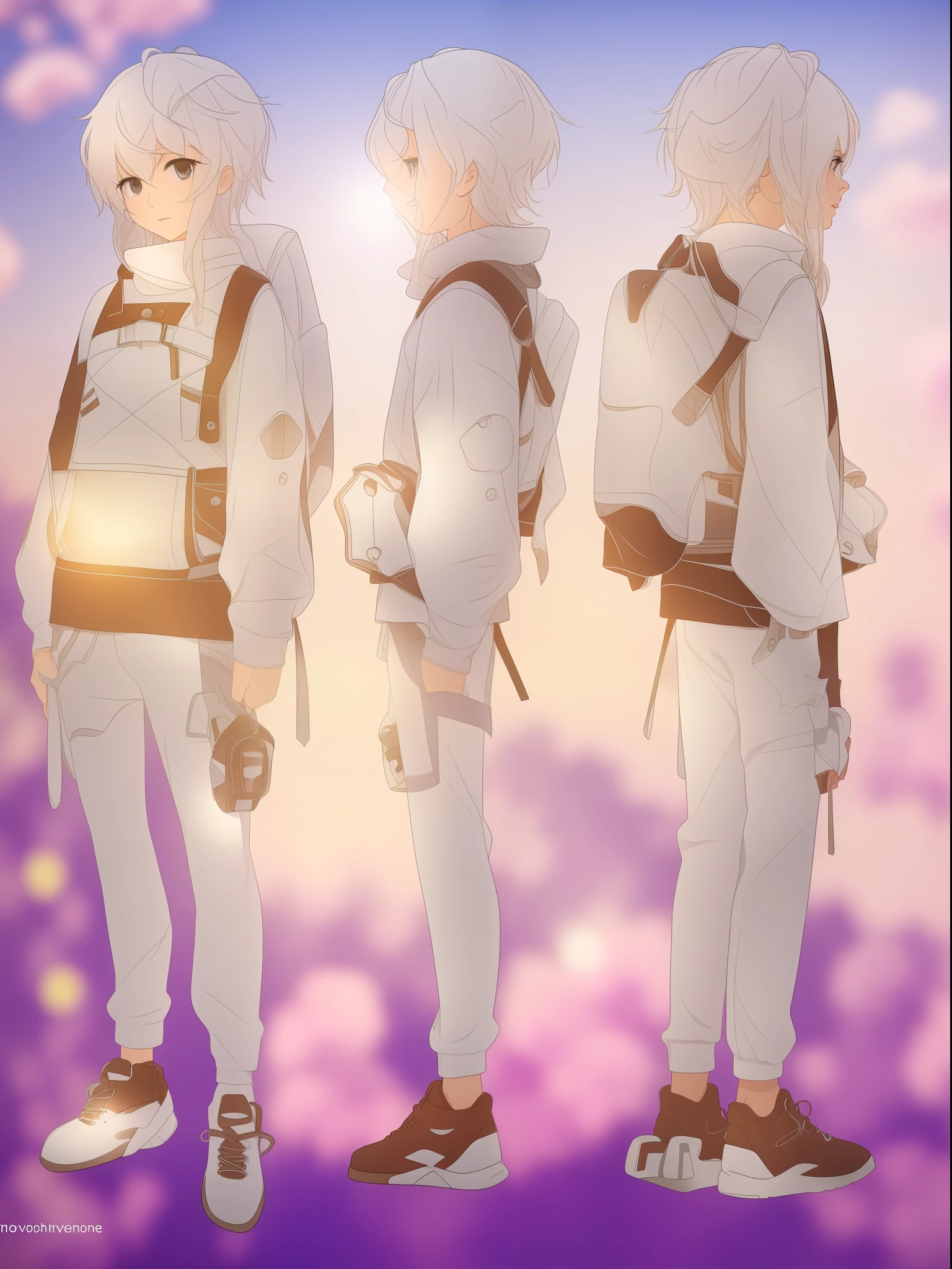Beautiful picture quality, exquisite shape, elegant and moving, gorgeous clothing, fresh and chic scenes, elegant and playful, (1 male) or (1 female), dressed in gorgeous clothes, delicate and cute, bright or deep eyes, (black or brown or blonde or purple or green: 1.2 + silver: 1.3), clear sky or dreamy soft, surrounded by trees and flowers, light breeze, free stretching movements, leaving a deep impression on people and making people linger.