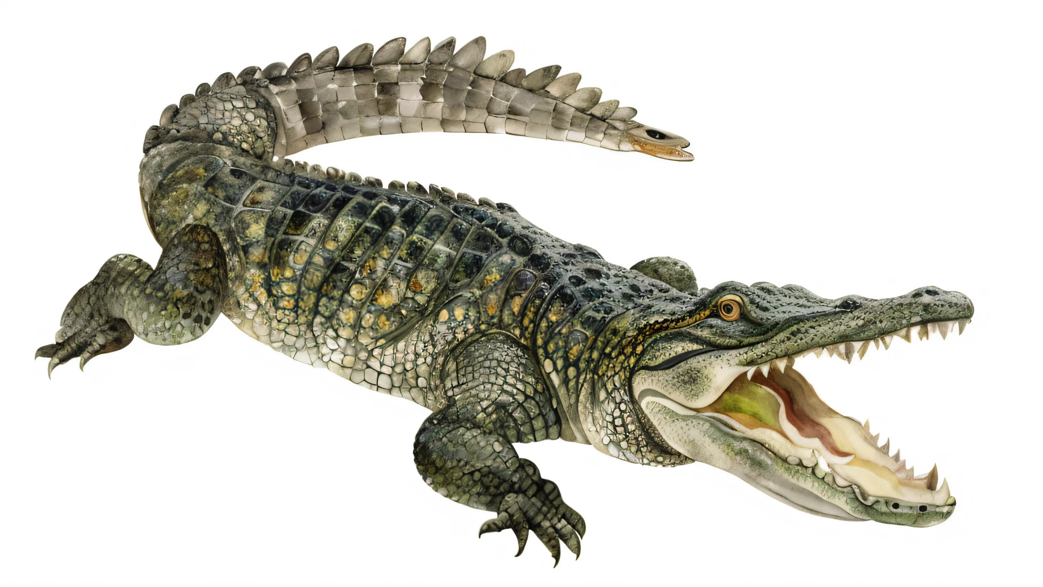 watercolor, alligator, watercolor style, wet in wet technique, flat illustration, highly detailed clean, vector image, masterpiece, professional, isometric, bright vector, white background, dry brush, brush stroke, drawn on canvas, by J.M.W. Turner. Expressive markers.