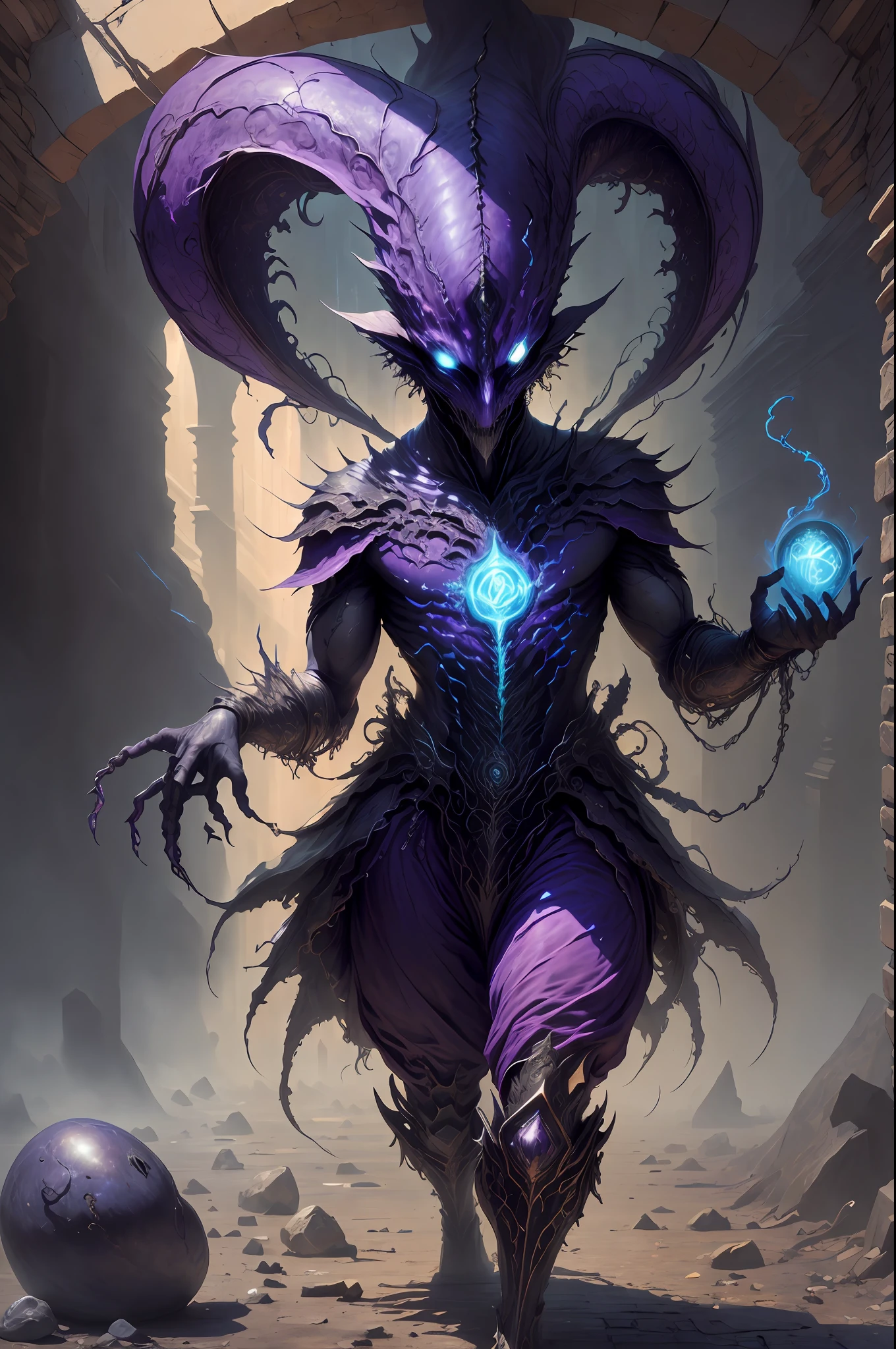 best quality, masterpiece, ultra high res, (photo realistic:1.4), surrealism, dream-like,V0id3nergy,
a fantasy creature, Shadowdancer, shadow magic, darkness control, stealth, shadowstep, holding bitcoin spells, hidden blade,