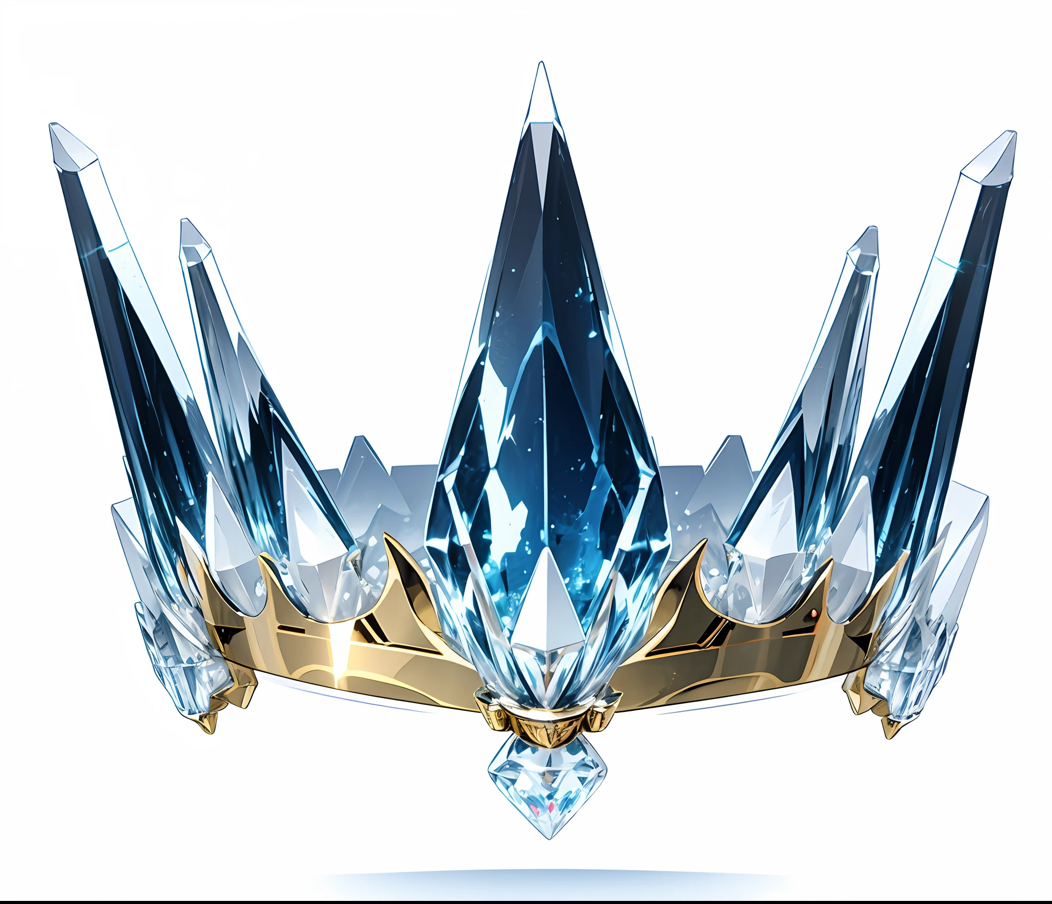 8k, (crown close-up), positive perspective!! , with a diamond crown on a white background, diamond wings!! ,(((((White Crown)))),(White Crystal)))),((Left and Right Symmetrical Crown)),(Slender Crown)))),(Smooth Lines)))),Gorgeous, ((Colorful)), Complex Diamonds, Ultra Realistic Fantasy Crown, Crystal Crown, White Laser Crown, Crystal Corolla, Floating Crown, (Ray Tracing), ((Clean Background)), Crown, Flower Corolla, Crown, Giant Diamond Crown, Diamond Headgear, Amazing Flower Corolla, Diamond Crown --auto --s2