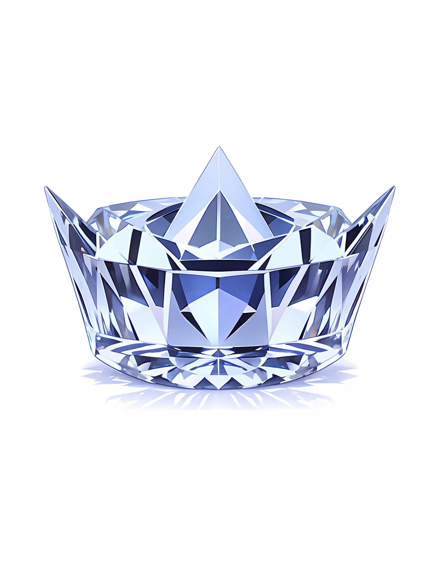 8k, (crown close-up), positive perspective!! , with a diamond crown on a white background, diamond wings!! , ((Symmetrical Crown on the left and right)), gorgeous, colorful, complex diamonds, ultra realistic fantasy crown, crystal crown, white laser crown, crystal corolla, floating crown, (ray tracing), ((clean background)), crown, giant diamond crown, diamond tiara, amazing flower crown, diamond crown --auto --s2