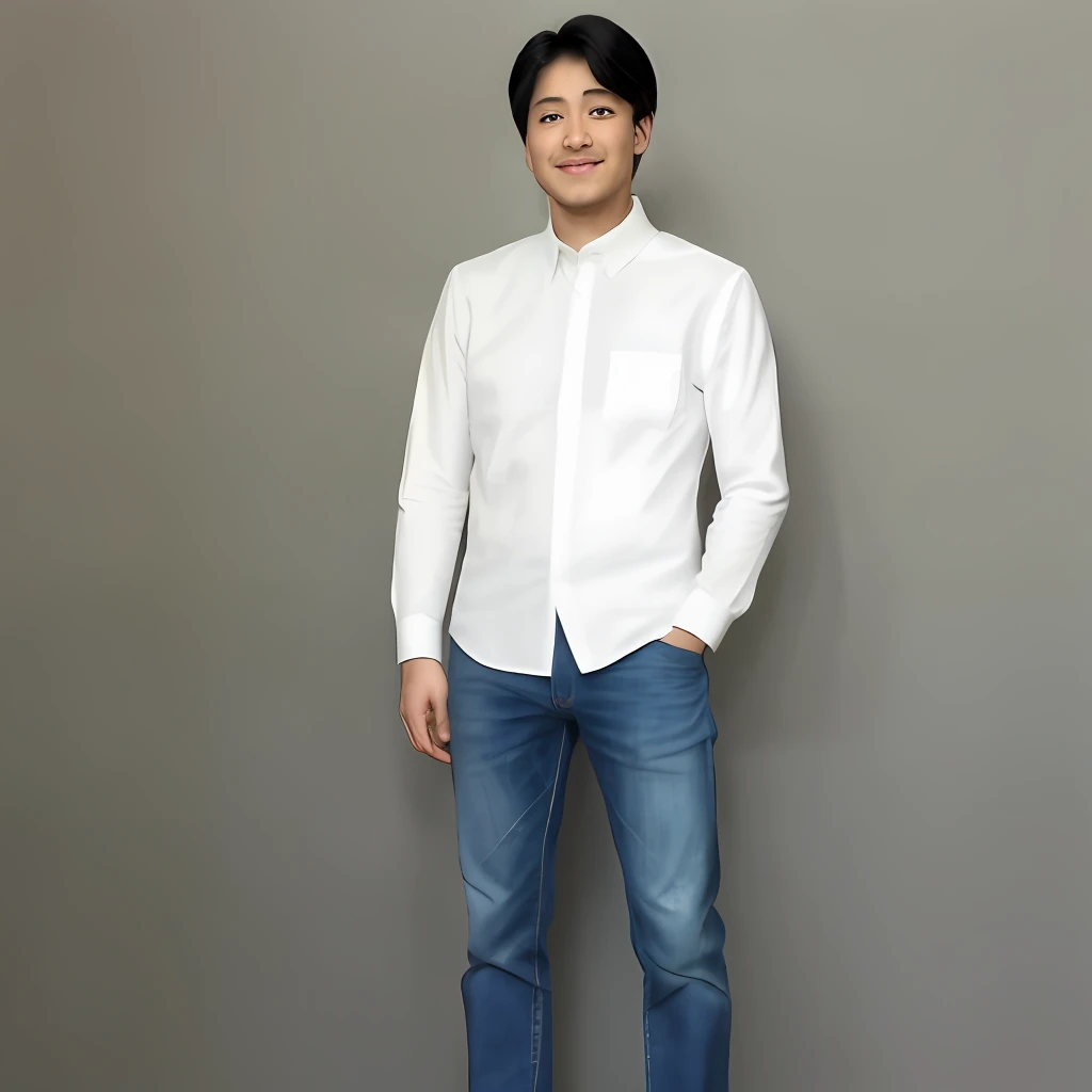 A handsome stinky foot man with a height of 175cm