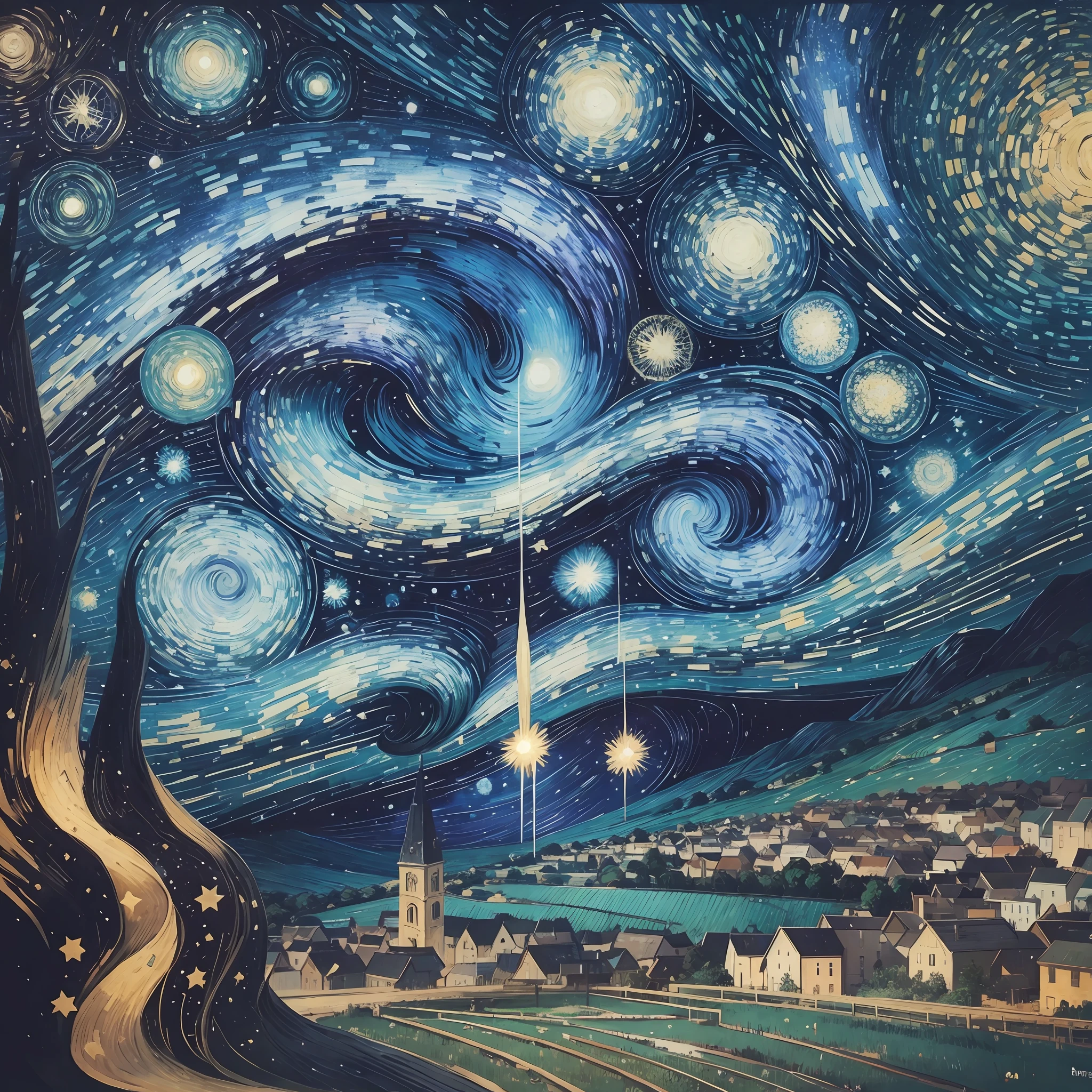 Van Gogh, Starry Sky --auto --s2