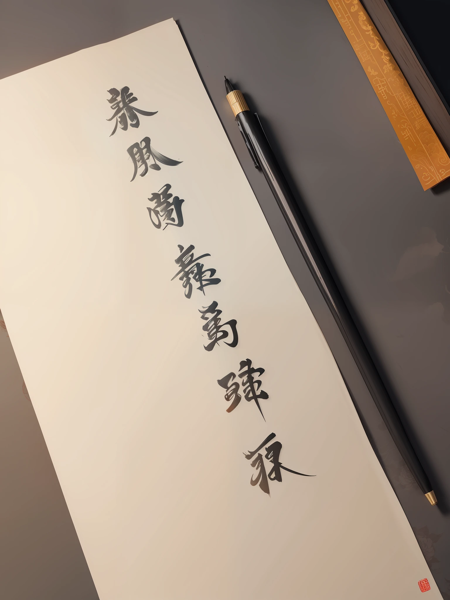 chinese calligraphy --auto --s2