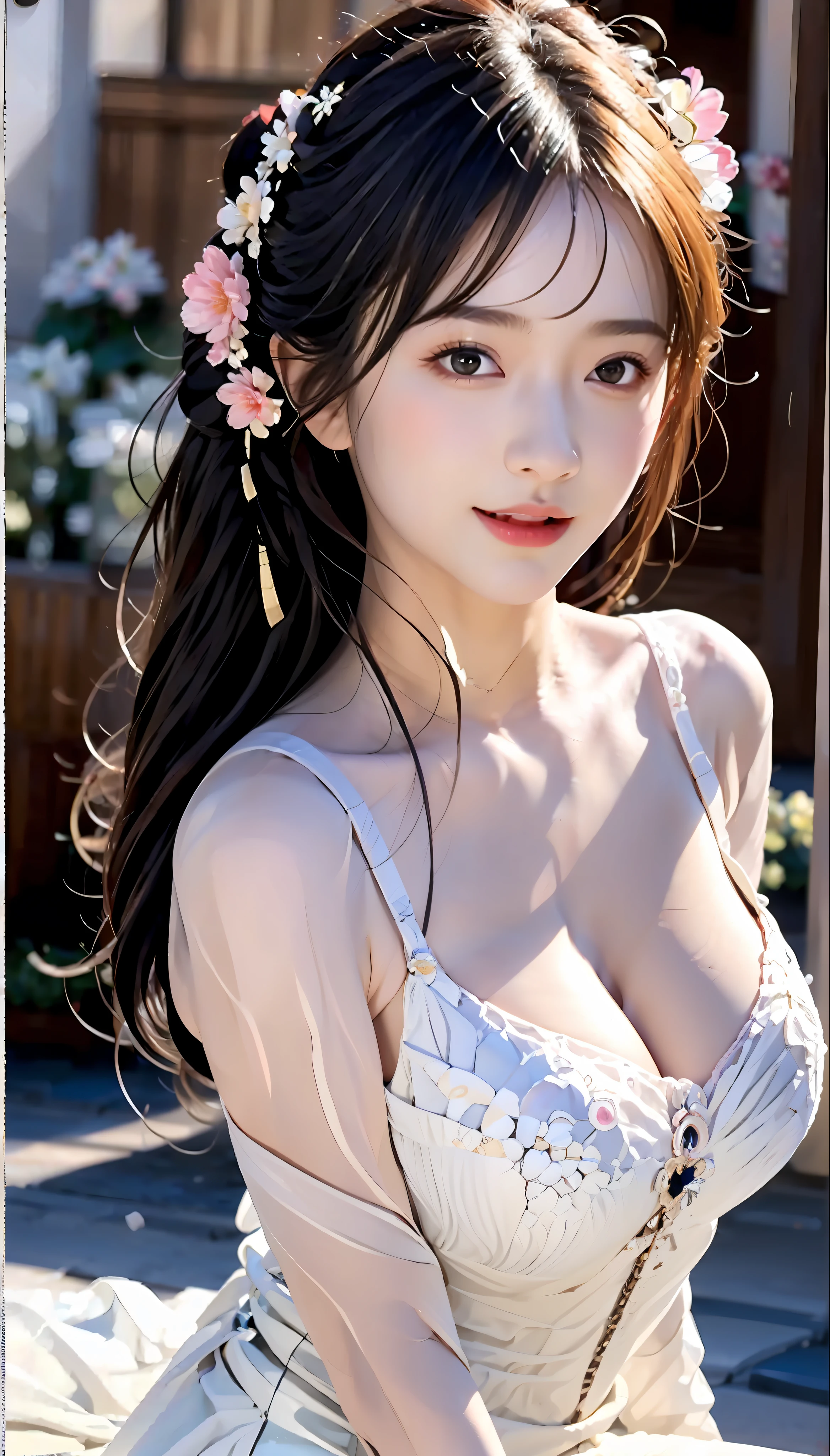 masterpiece, best quality, (realistic, photo-realistic:1.37), 8k, an extremely delicate and beautiful, amazing, finely detail, official art, absurdres, incredibly absurdres, huge filesize, ultra-detailed, extremely detailed, beautiful detailed girl, 1girl, (perfect female figure), full body, middle breasts,