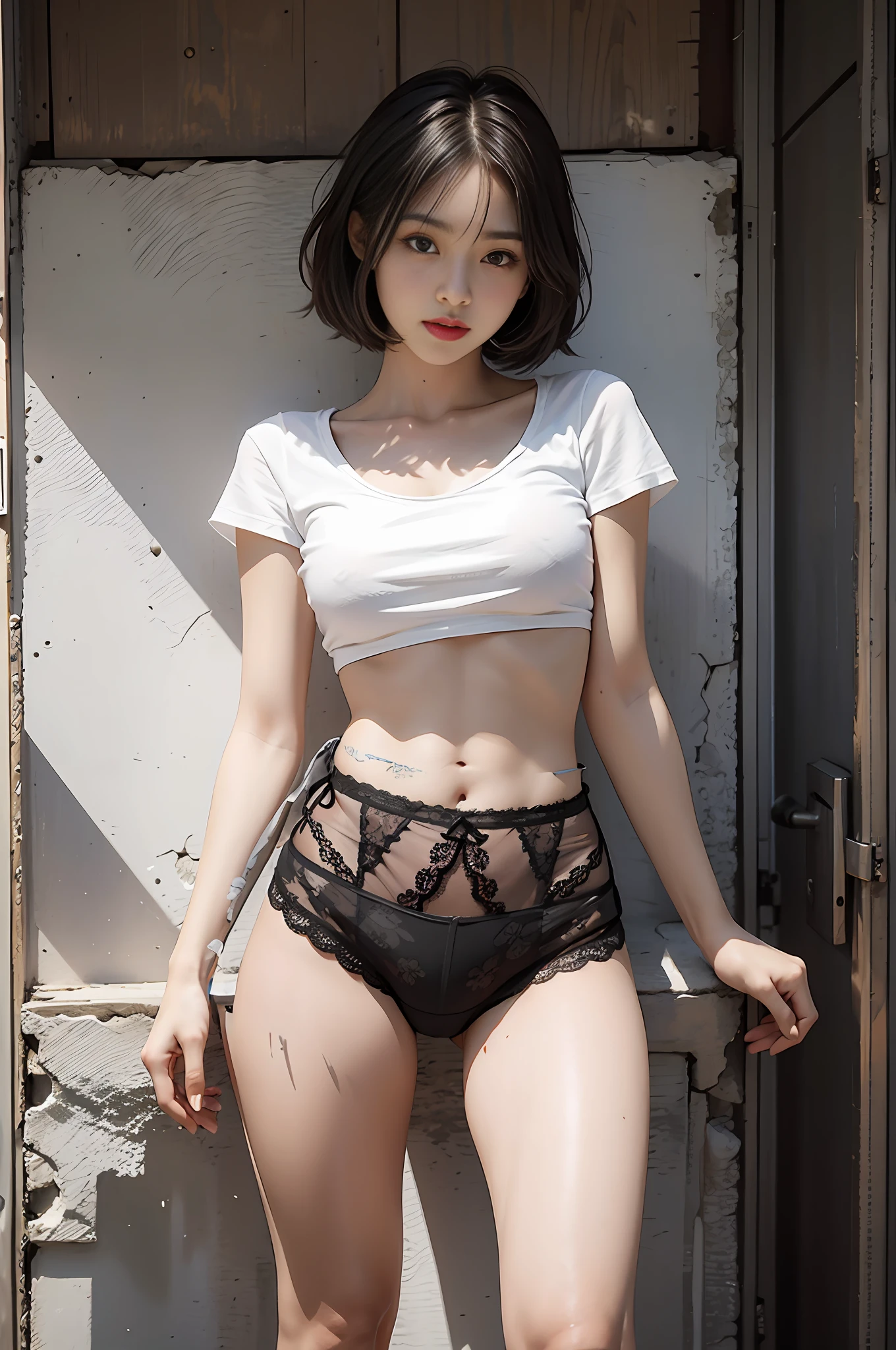 black lace panties