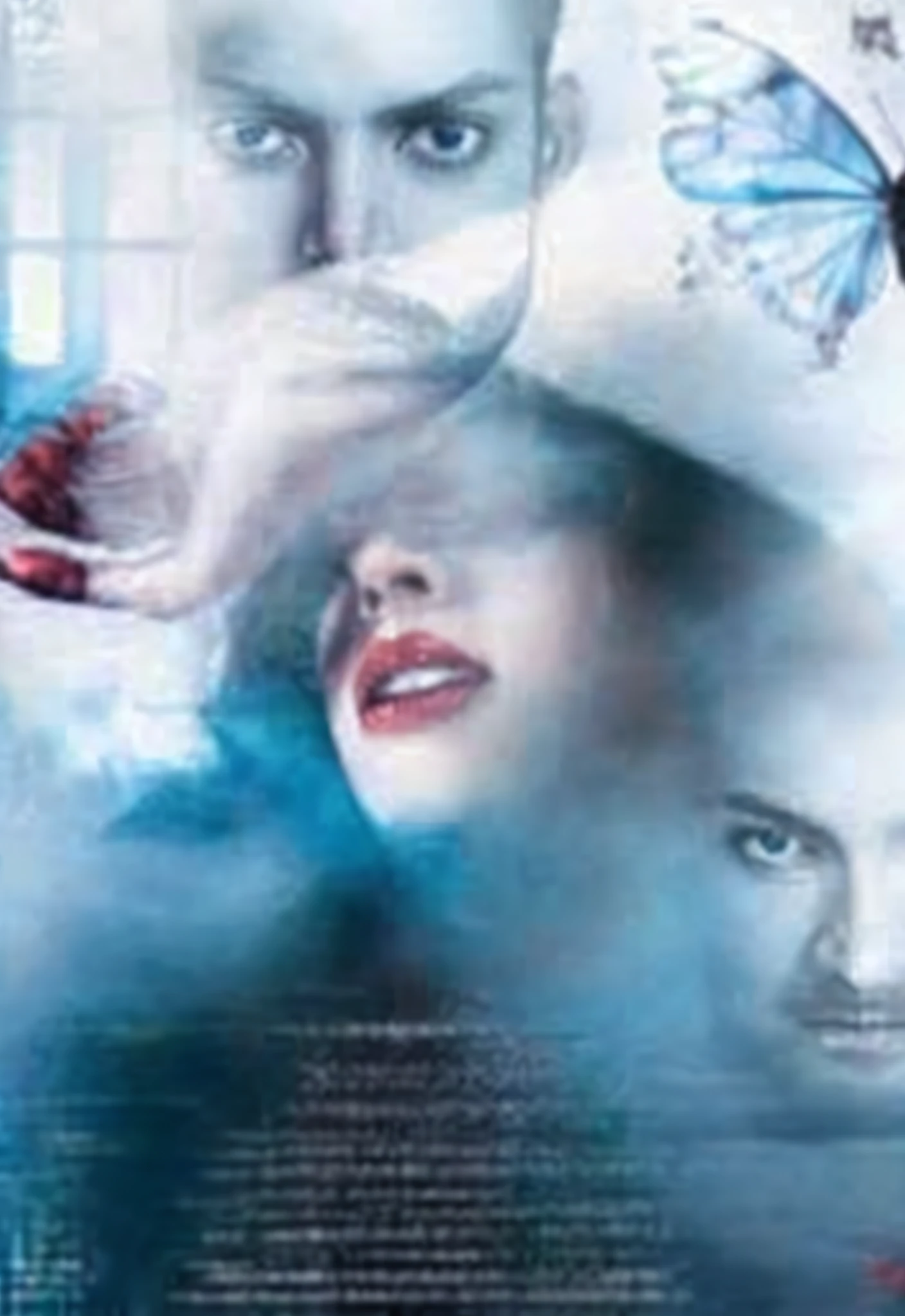 a poster for the movie the butterfly effect, horror film, movie promotional image, movie still, movie poster, cold scene, film movie still, horror”, horror ”, vamp, freezing, dreadful, dramatic movie still, movie picture, tv show, movie, poster shot, film still promotional image, movie film still, movie screen shot, fantasy”, fantasy ”, movie artwork