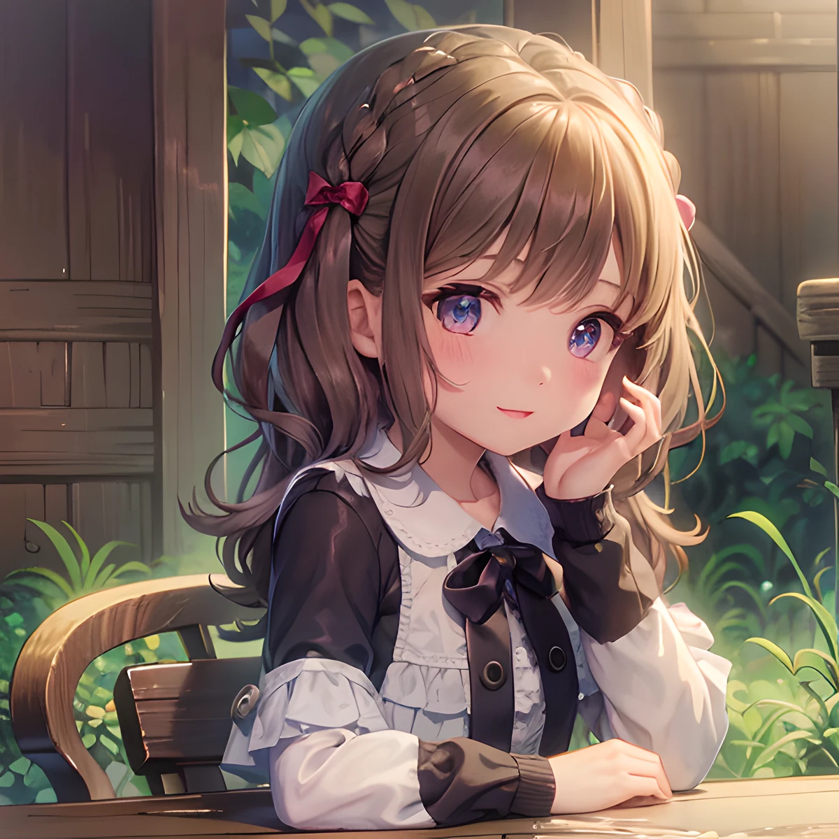 The girl who waved to say hello --auto --s2