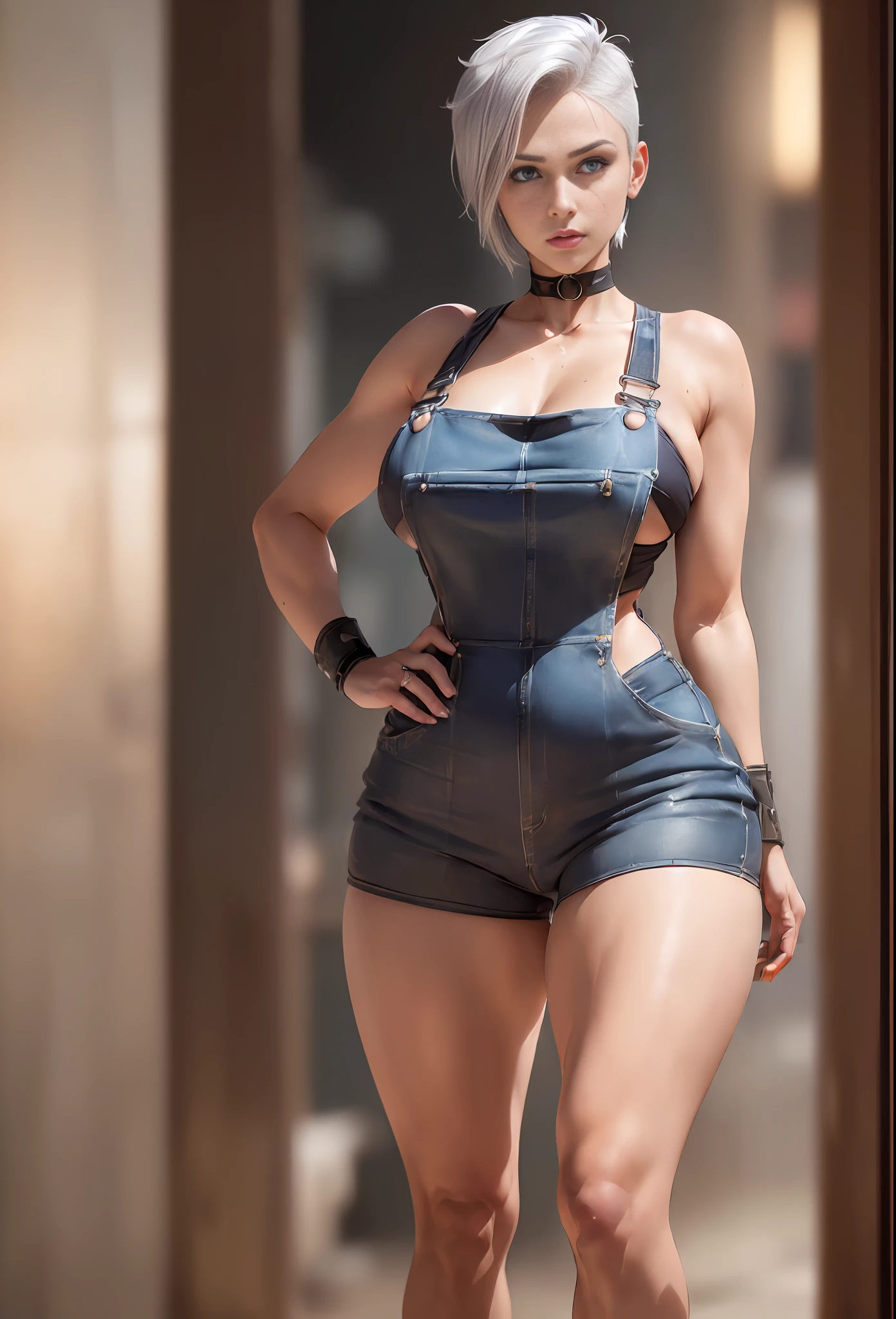 (
(Character: nordic woman:1.4, undercut hair:1.3,frackles:1.3, slim body:1.2,short, slim legs, slim waist, big eyes,(attractive facial:1.3),huge boobs:1.5)
(Outfit: sexy worker overalls:1.3)
(Pose: full body shot:1.5)
(Background:foggy, night, red color scheme)
(Style: ((Best quality)), ((masterpiece)), (face detailed:1.4),texture skin, amazing,photo-realistic:1.3,Anisotropic Filtering,Depth-of-field,Maximum clarity and sharpness,Multi-layered textures, hyperrealistic,150mm),sfw
)