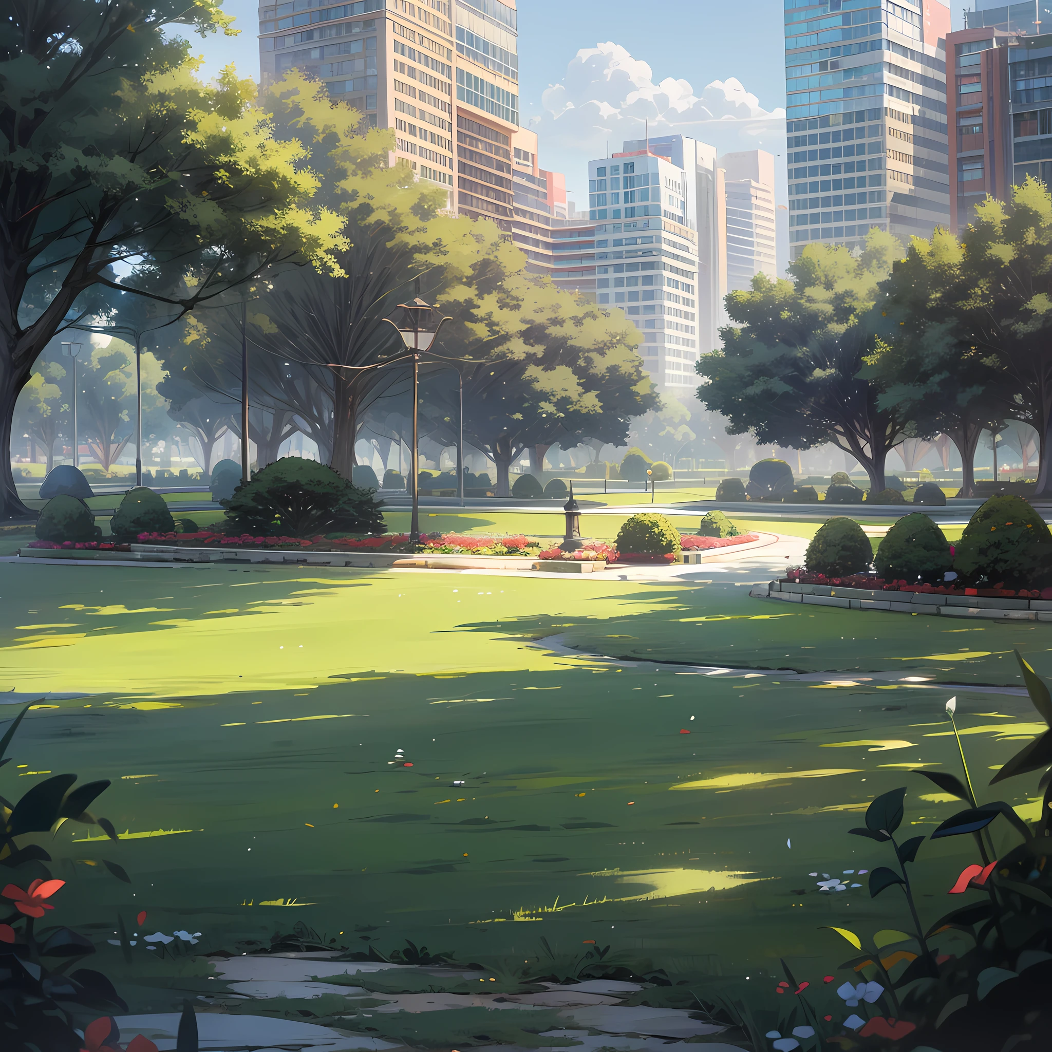 Park, lawn, daytime, wide angle --auto --s2