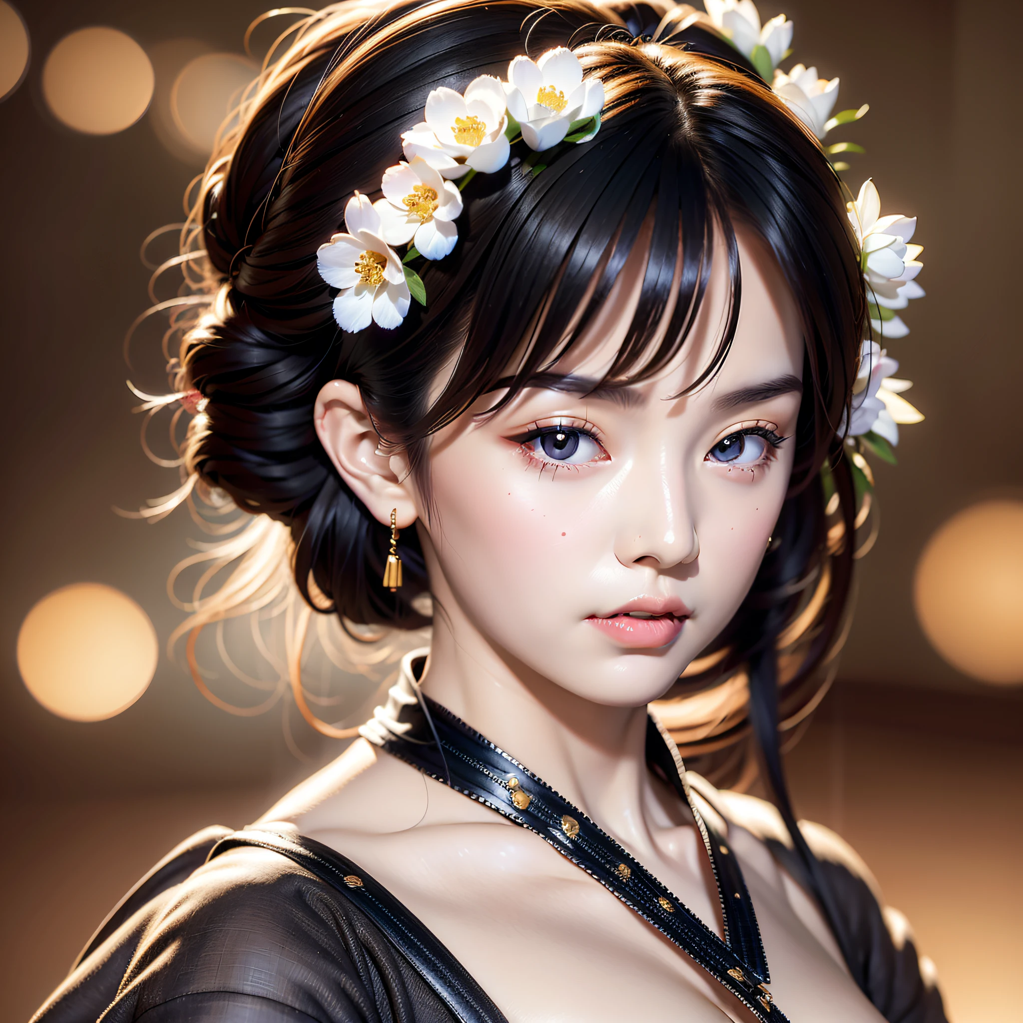 A Chinese girl 18 years old Beautiful eyes, real skin, delicate face, full body picture, hanfu, clothing details, skin details, slim body, delicate and delicate, short hair, black hair, blunt bangs ,beauty, best quality, super detailed, masterpiece, fine detail, high resolution, 8k wallpaper, realistic details, skin details, super detailed, high resolution, extremely detailed, cinematic lighting texture, beautiful, perfect, hd