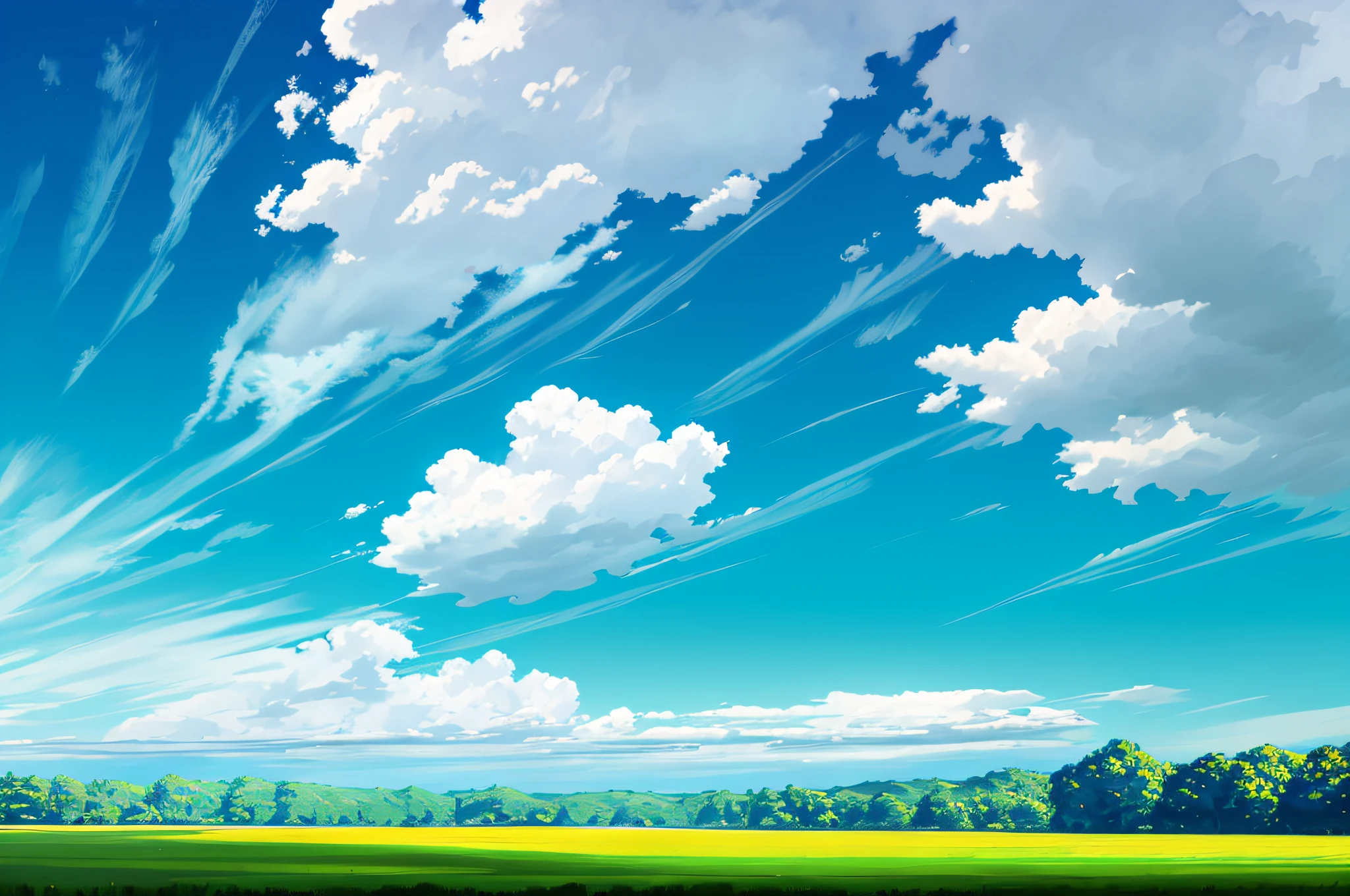 wide field, blue sky and green steppe, sunny sky, wide landscape, blue clear sky, clear blue sky, blue sky, summer clear blue sky, wide open space, clear sky, big sky, sunny clear sky
