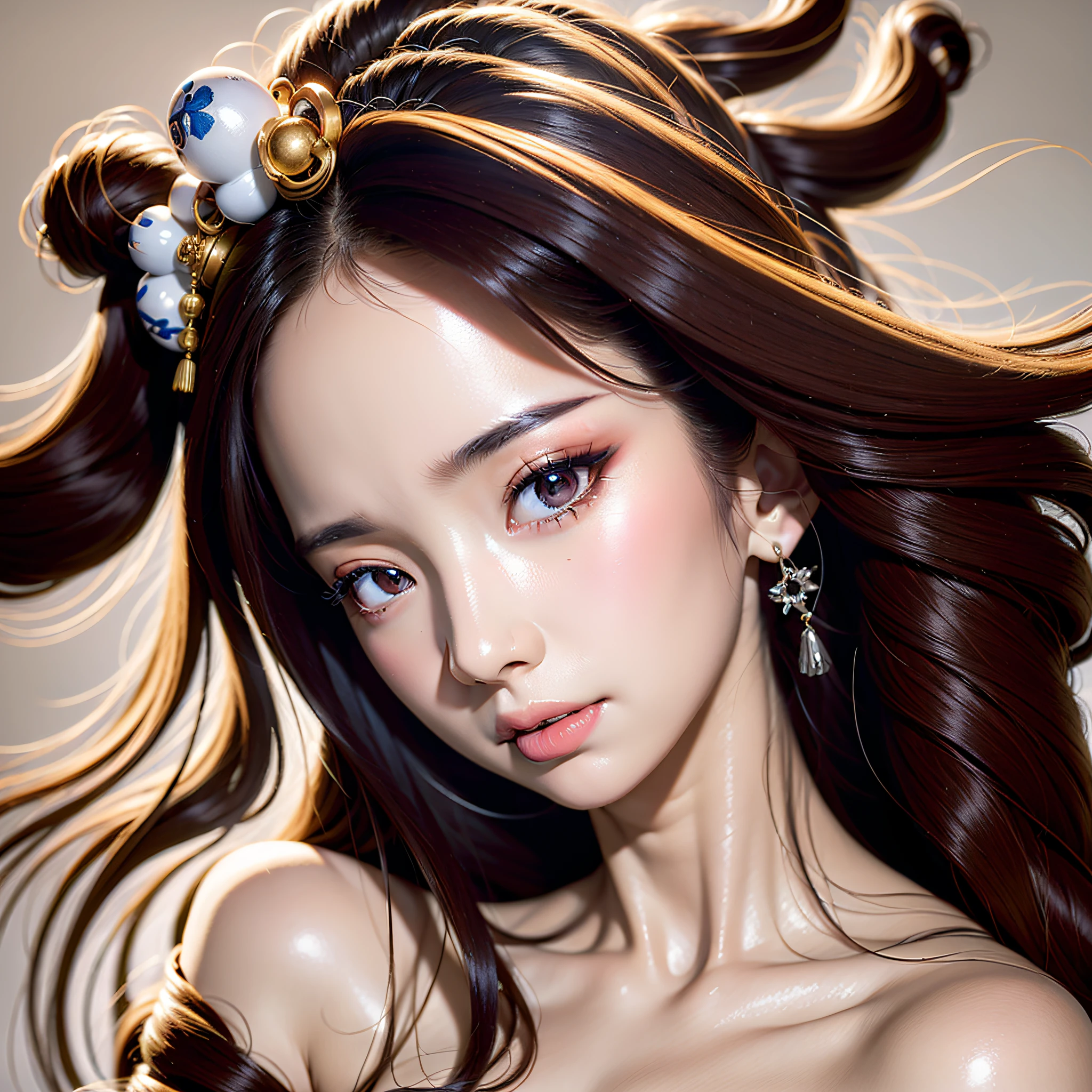 White bandeau, a Chinese girl, 18 years old, full body shot, detailed eyes, dynamic pose, simple background, double eyelids, original photo, best quality, masterpiece, illustration, extremely delicate beauty, extremely detailed, 8k wallpaper, amazing, fine details, masterpiece, best quality, official art, extremely detailed CG Unity 8k wallpaper, , super detailed, high resolution, extremely detailed, beautiful detailed girl, extremely detailed eyes and face, beautiful detailed eyes, movie lighting,