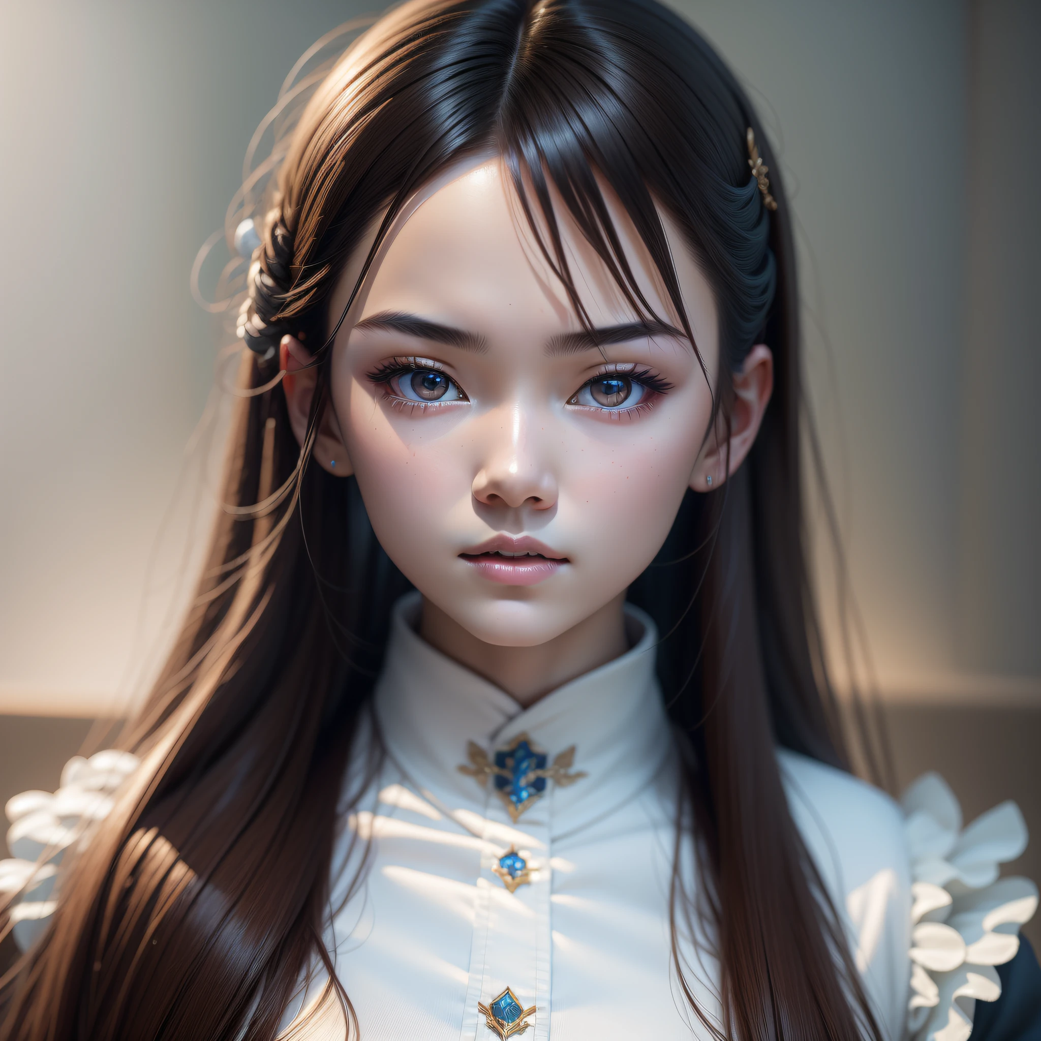 A Chinese girl, 18 years old, white-collar, tight suit, short skirt, professional wear, full body shot, detailed eyes, detailed facial features, (fashion hairstyle: 1.1) dynamic pose, simple background, double eyelids, (original photo: 1.2), ((realistic: 1.4)) best quality, masterpiece, illustration, extremely delicate beauty, extremely detailed, 8k wallpaper, amazing, fine details, masterpiece, best quality, official art, extremely detailed CG Unity 8k wallpaper, , super detailed, High resolution, extremely detailed, beautiful detailed girl, extremely detailed eyes and face, beautiful detailed eyes, movie lighting,