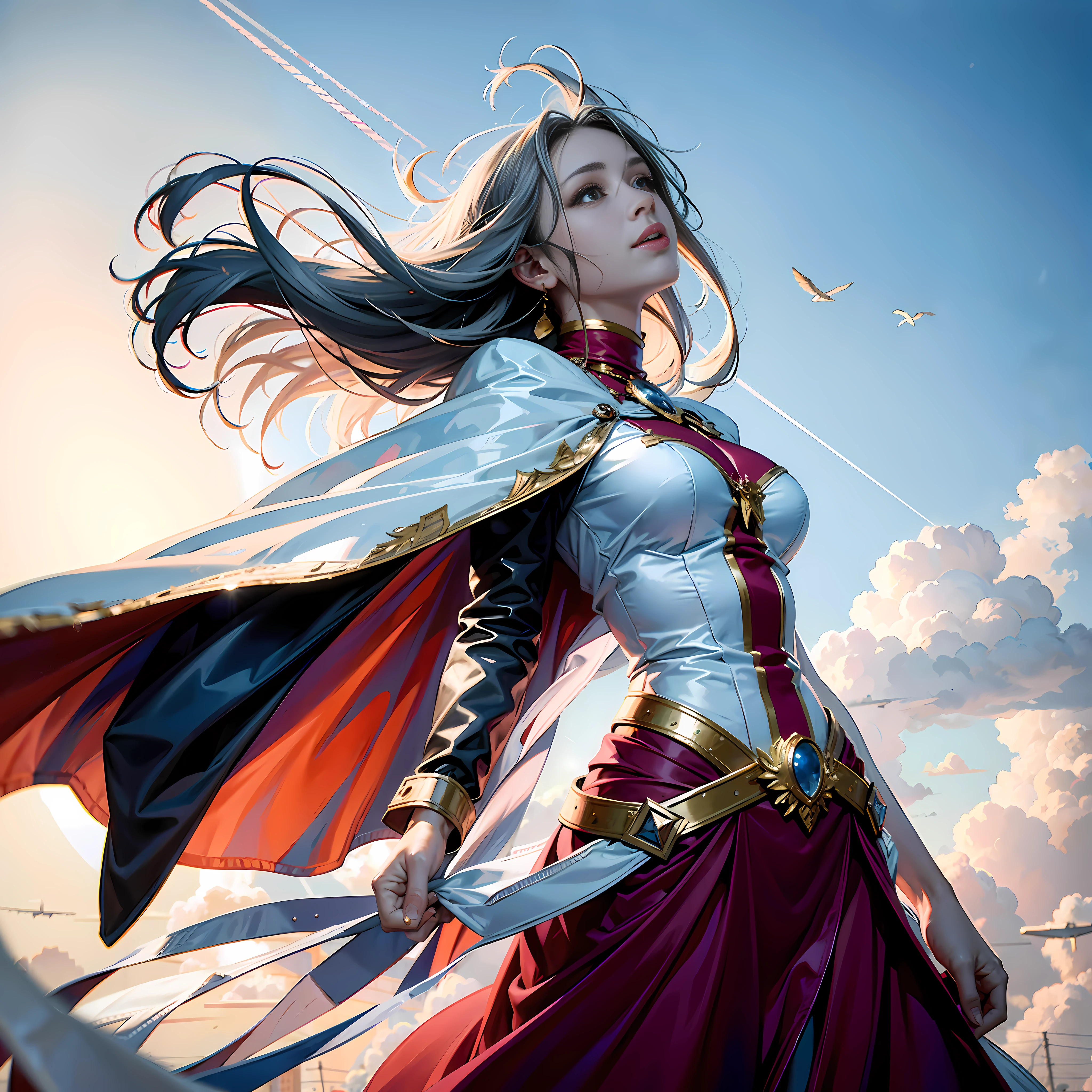 A jacket large enough to hide your body, a cloak that flutters in the wind