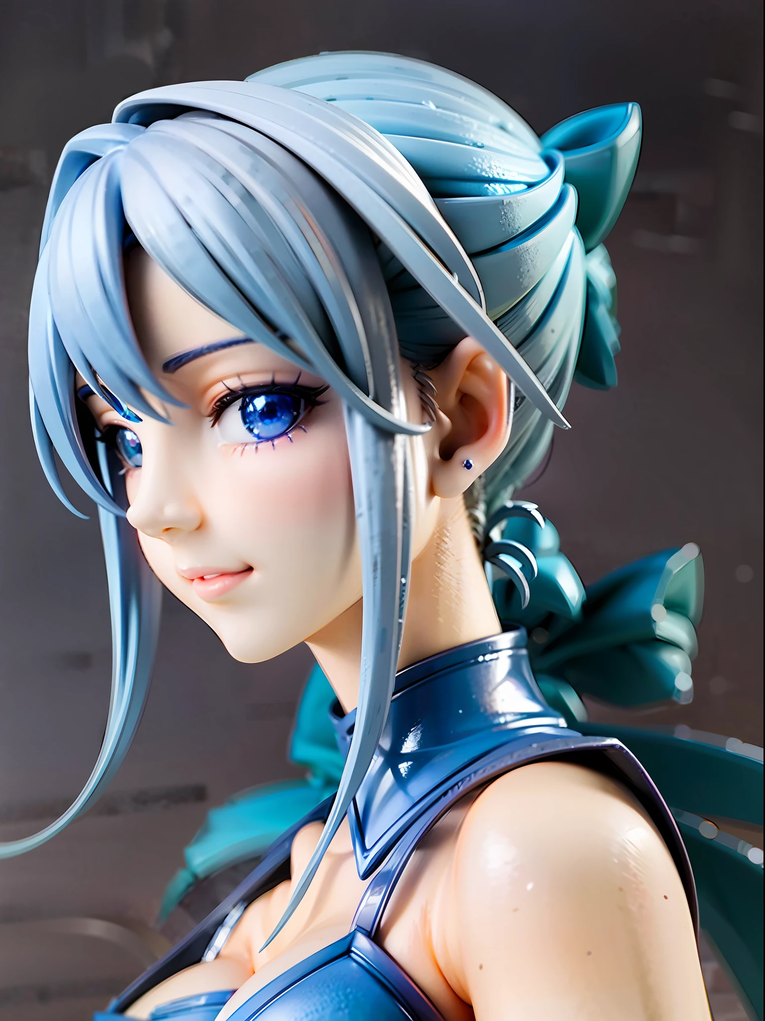 anime character dressed in blue and white dress with blue hair, artoria pendragon, fate / stay night, anime style like fate/stay night, fate stay night, fate grand order, visual novel sprite, female protagonist 👀 :8, fate zero, fate/zero, ufotable art style, beatrice blue, cushart krenz key art feminine