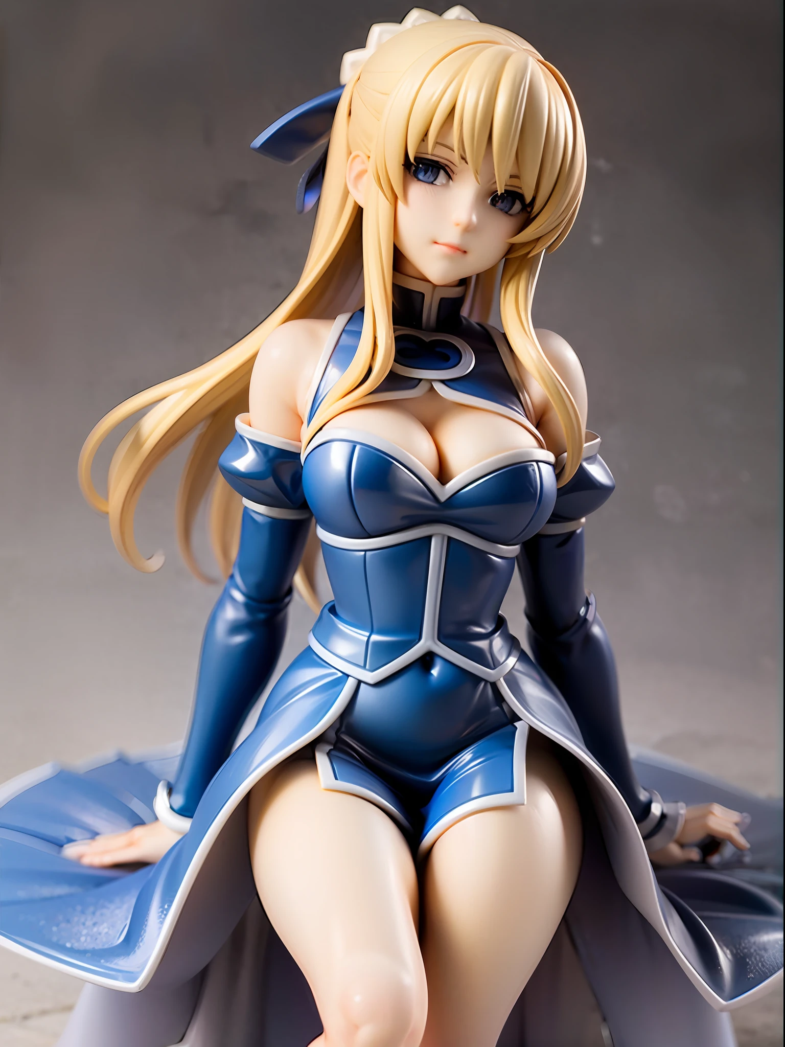 figure,anime character dressed in blue and white dress/blond hair, artoria pendragon, fate / stay night, anime style like fate/stay night, fate stay night, fate grand order, visual novel sprite, female protagonist 👀 :8, fate zero, fate/zero, ufotable art style, beatrice blue, cushart krenz key art feminine