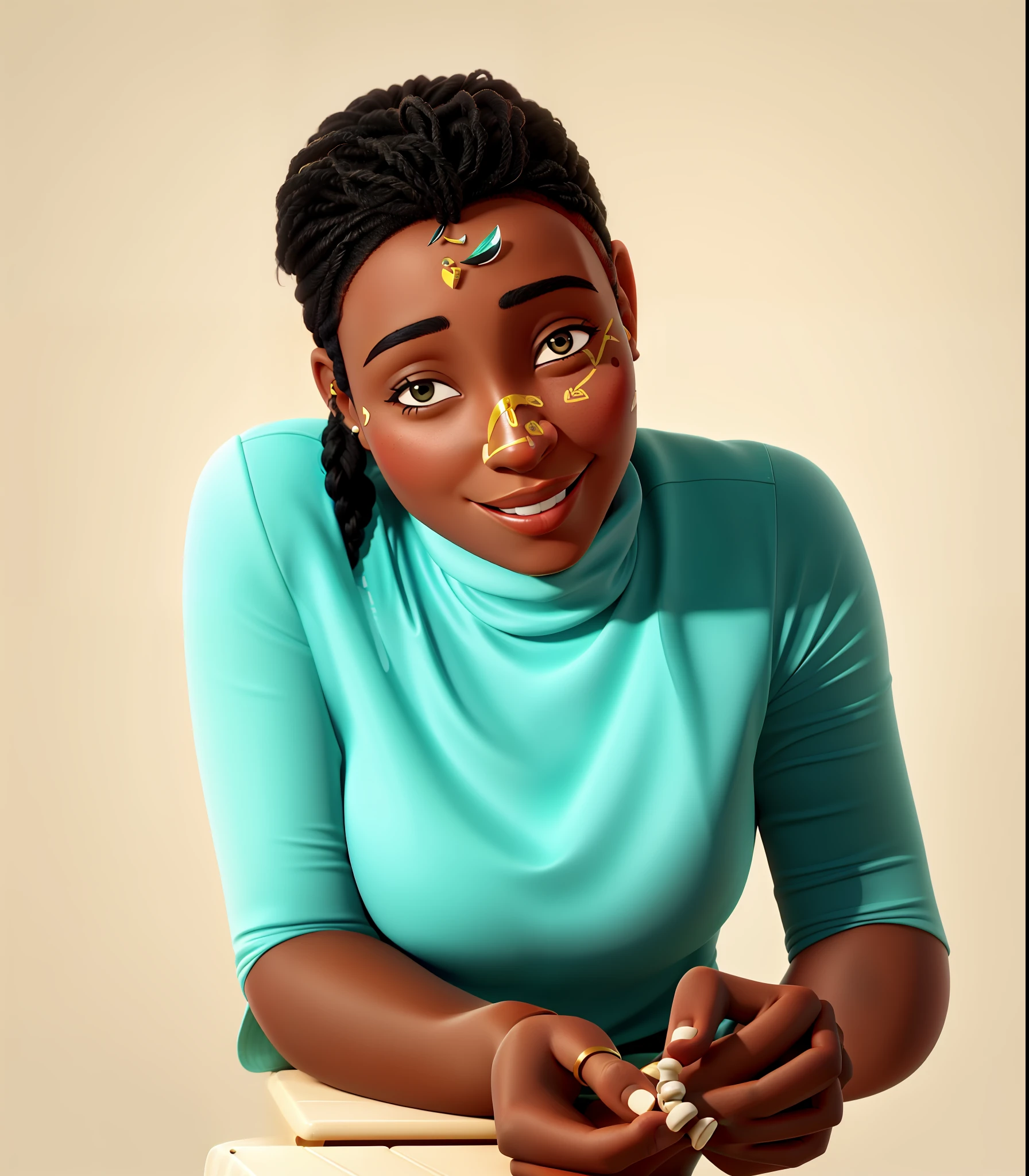 african woman leaning forward on a yatcht, laura zalenga, photo of a woman, photo of a black woman, taken in the early 2020s, imane anys, portrait image, by Ingrida Kadaka, by Ellen Gallagher, candid portrait, nilah, author zima blue