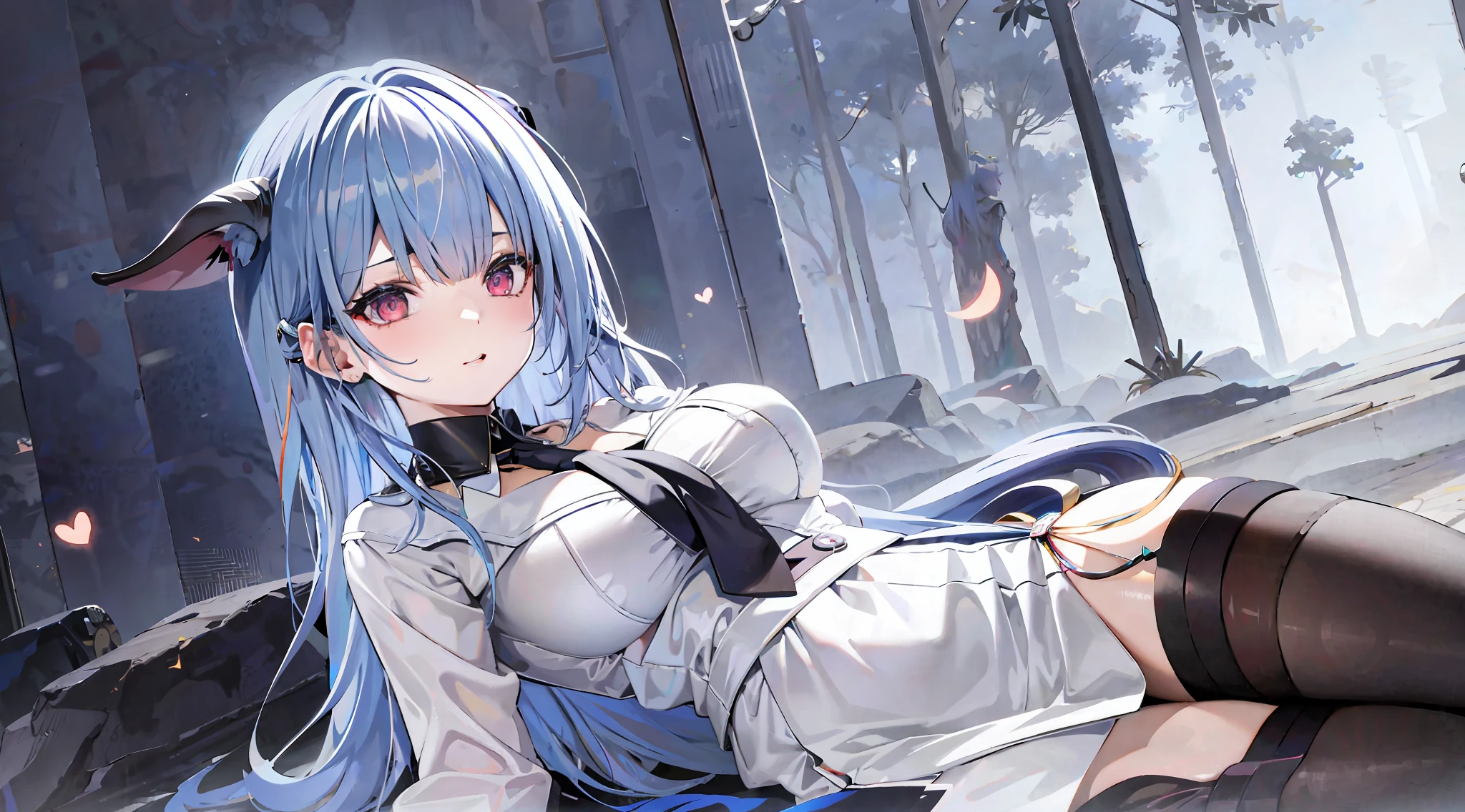 anime girl with blue hair and black stockings, seductive anime girl, anime art wallpaper 8k, soft anime cg art, anime art wallpaper 4k, anime art wallpaper 4k, anime art wallpaper 4k, anime wallpaper 4k, anime wallpaper 4k, best anime 4k konachan wallpaper, anime wallpaper 4k, 4k cartoon wallpaper, nightcore, sitting with legs apart