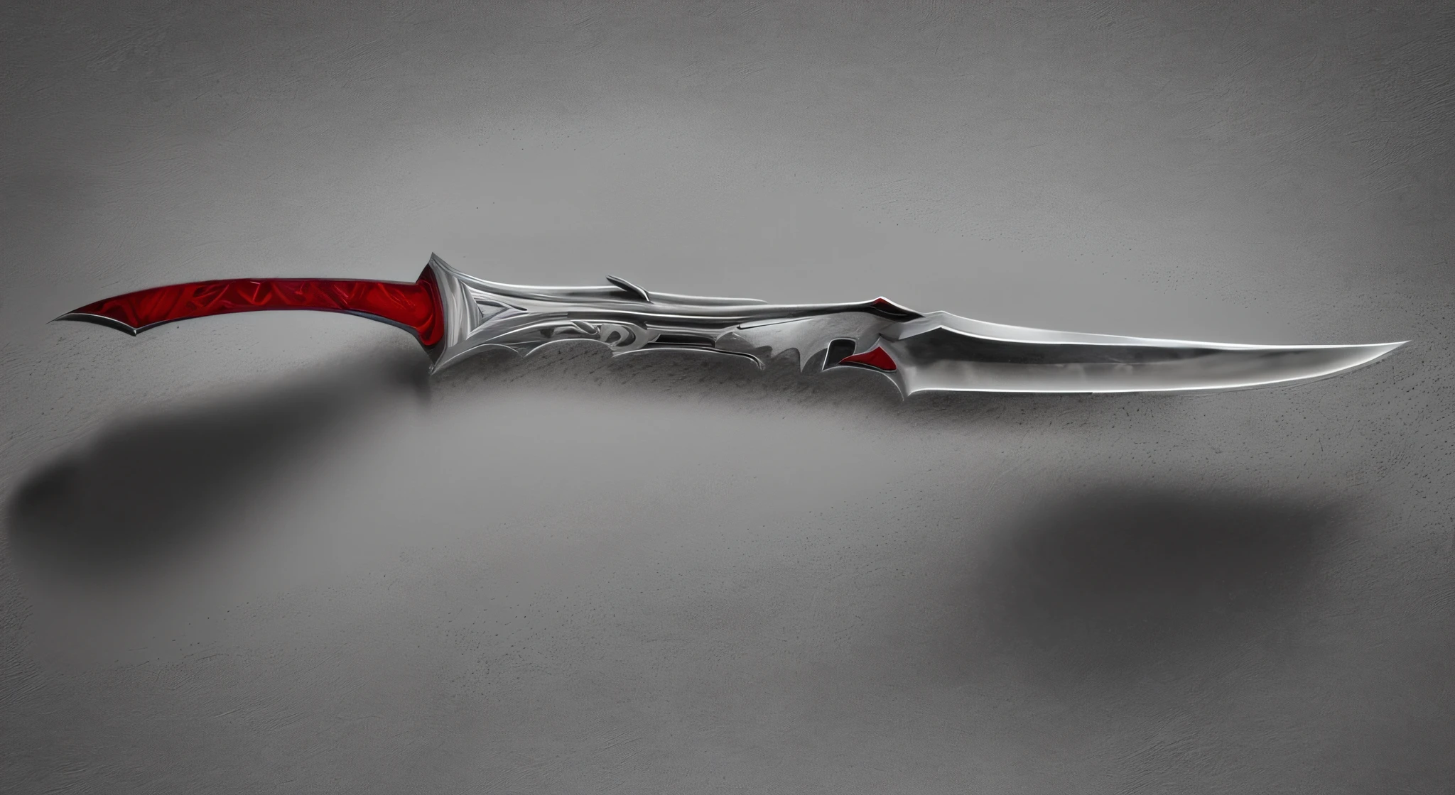 there is a knife with a red handle on a white background, war blade weapon, sword design, blade design, black and red fantasy sword, fantasy blade, weapon design, fantasy rpg weapon art, style of ghost blade, orkish sword, glaive, epic fantasy weapon art, intricate fantasy spear, fantasy weapon, infinity blade concept art, fantasy sword
