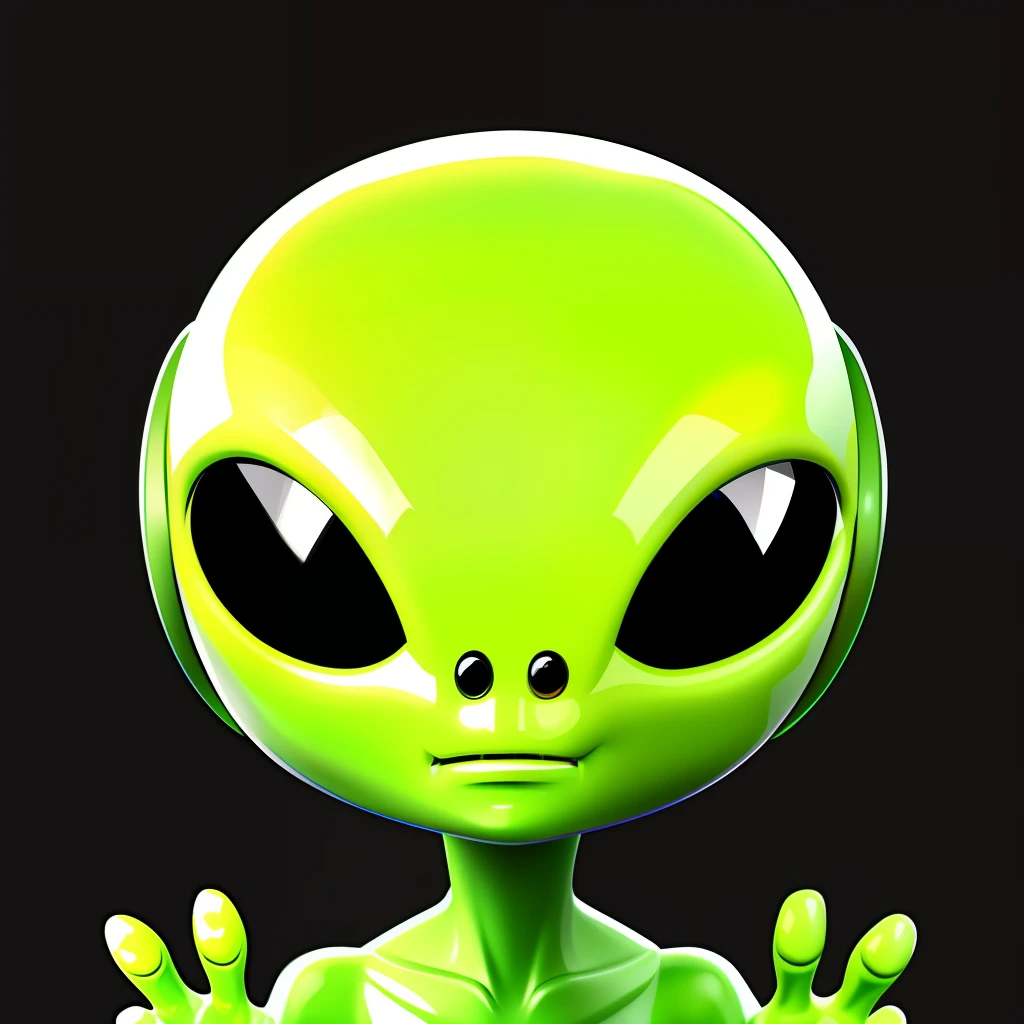 Alien internet mascot