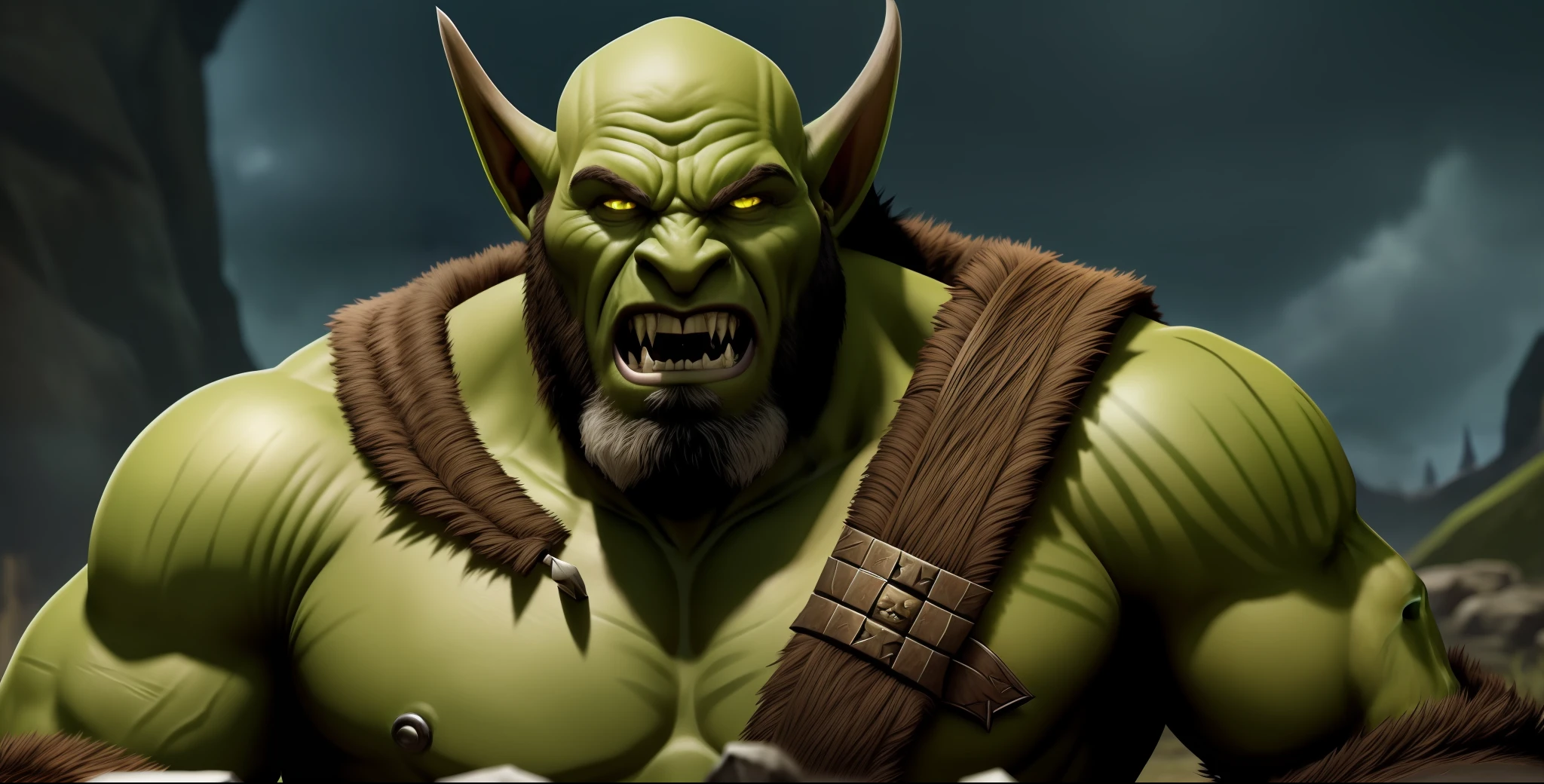 A closeup of a green monster with a big smile on his face, Orc themed, Orc, an Orc, Orc looking at the camera, Orc Warrior, Menacing Orc, Female Green Orc, Ogre, Portrait of an Orc, Portrait of an Orc Warrior, Warcraft, High Detail Iconic Character, Arabian Orc, Female Orc, Half-Orc, a closeup of a green and brown character with a large axe,  orc themed, orc, middle - orc, orc warrior, an orc, menacing orc, amazing 8k character concept art, inspired by Ryan Barger, wojtek fus, by Ryan Barger, female green orc, female orc, orc fused with vines, arabic orc, portrait of an orc, a closeup of a man in a costume, orc themed, male orc prepares his rifle,  orc warrior, orc, warcraft character, an orc, menacing orc, orc looking at the camera, portrait of an orc warrior, from warcraft, the concept of orc hobbit, female green orc, female orc, orcs, half - orc, a closeup of a man in a green and brown outfit, themed orc, orc looking at the camera, an orc, orc,  from warcraft, portrait of an orc, orc warrior, an orc smiling for camera, portrait of an orc warrior, portrait of an orc, male orc prepares his rifle, menacing orc, warcraft character, half-orc, a closeup of a man with beard and beard, orc, orc themed, from warcraft, an orc, the concept of orc hobbit,  4k concept art and hyper realism, hyper realistic fantasy monster, dog - faced muscular goblin, arabic orc, orc looking at the camera, inspired by Ryan Barger, wojtek fus, bald orc mechanic, warcraft character, a black and white photo of a man with a beard and a big smile, portrait of an orc, portrait of an orc warrior,  Thematic orc, menacing orc, orc, an orc, orc warrior, orc looking at the camera, Arab orc, the concept of hobbit orc, by Darek Zabrocki, portrait of an ork, from warcraft, bald orc mechanic, Orcs --auto --s2
