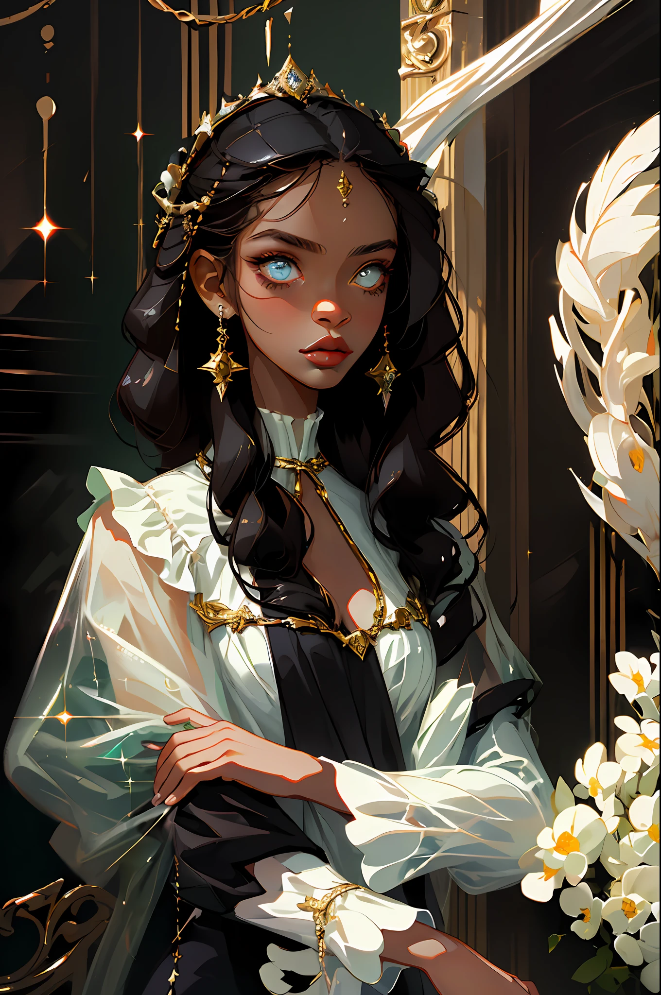 (best quality, masterpiece), 1girl, fashion clothes, gucci, model, fine details on face, elegant, fashion, movie light, light eyes, (dark circles), designer clothes, neutral colors, dark hair, indirect light, (black hair)